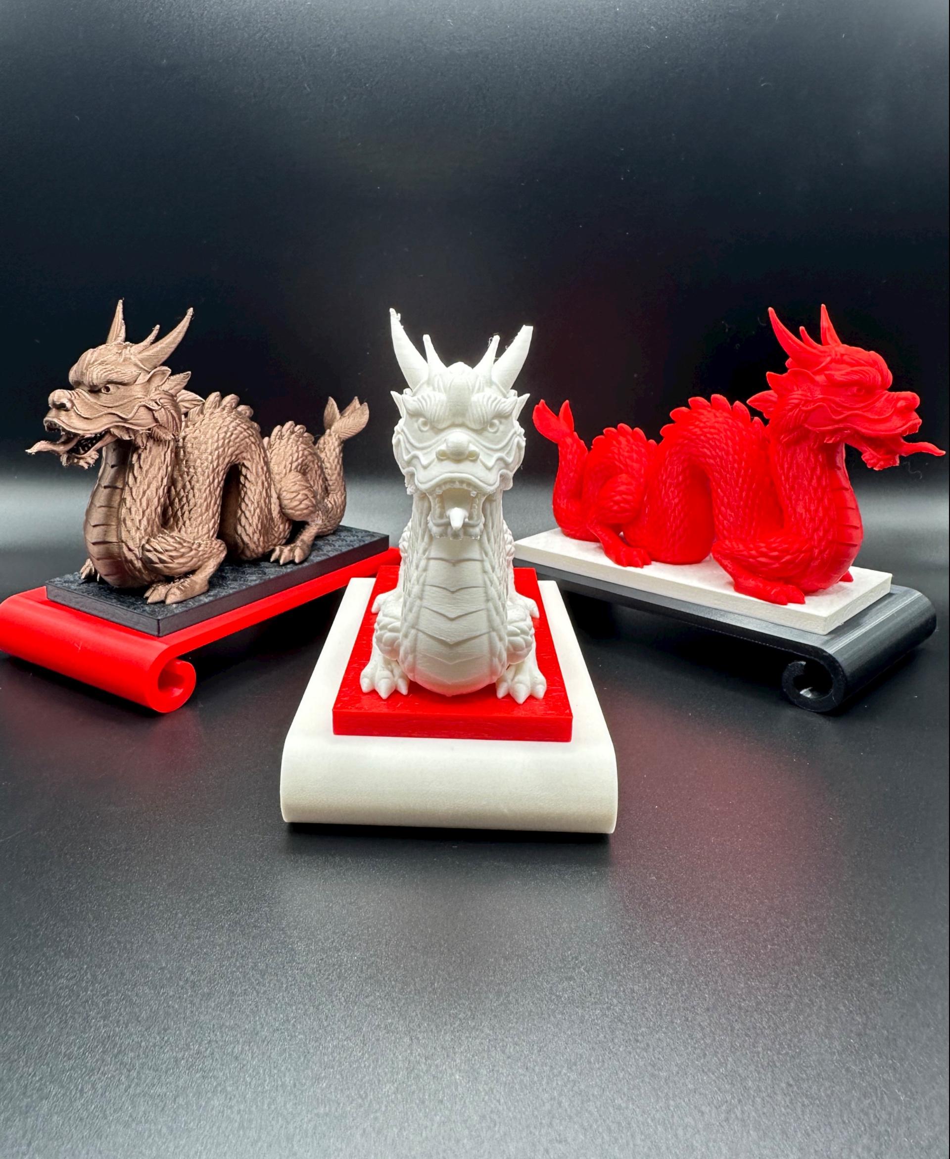 Chinese Dragon -Platform Statue 3d model