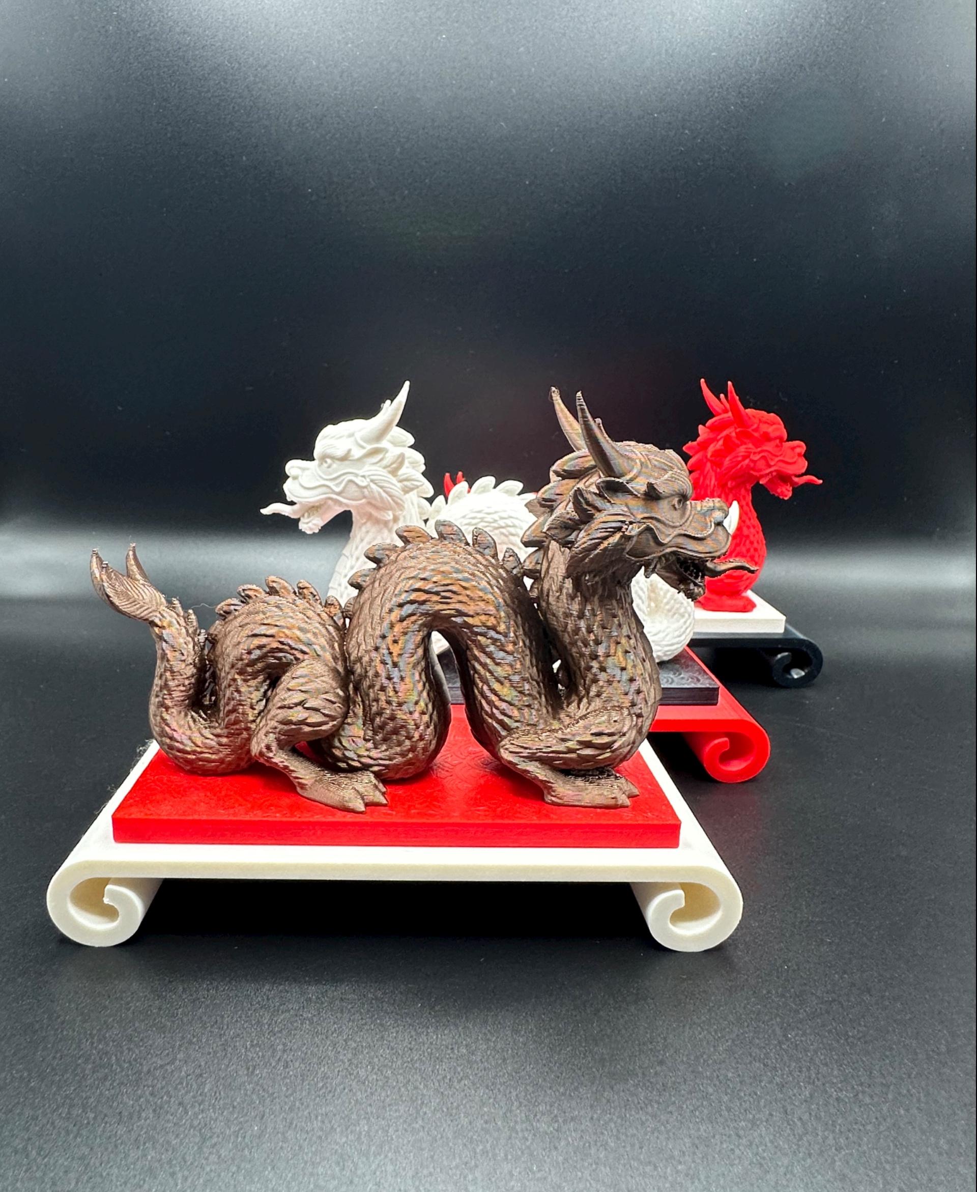 Chinese Dragon -Platform Statue 3d model