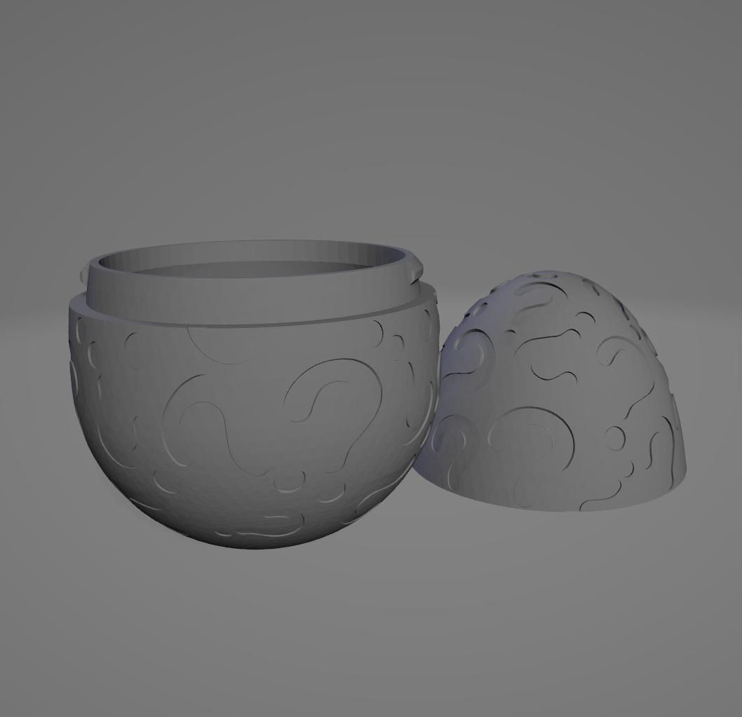 Mystery Egg, Two Versions 3d model