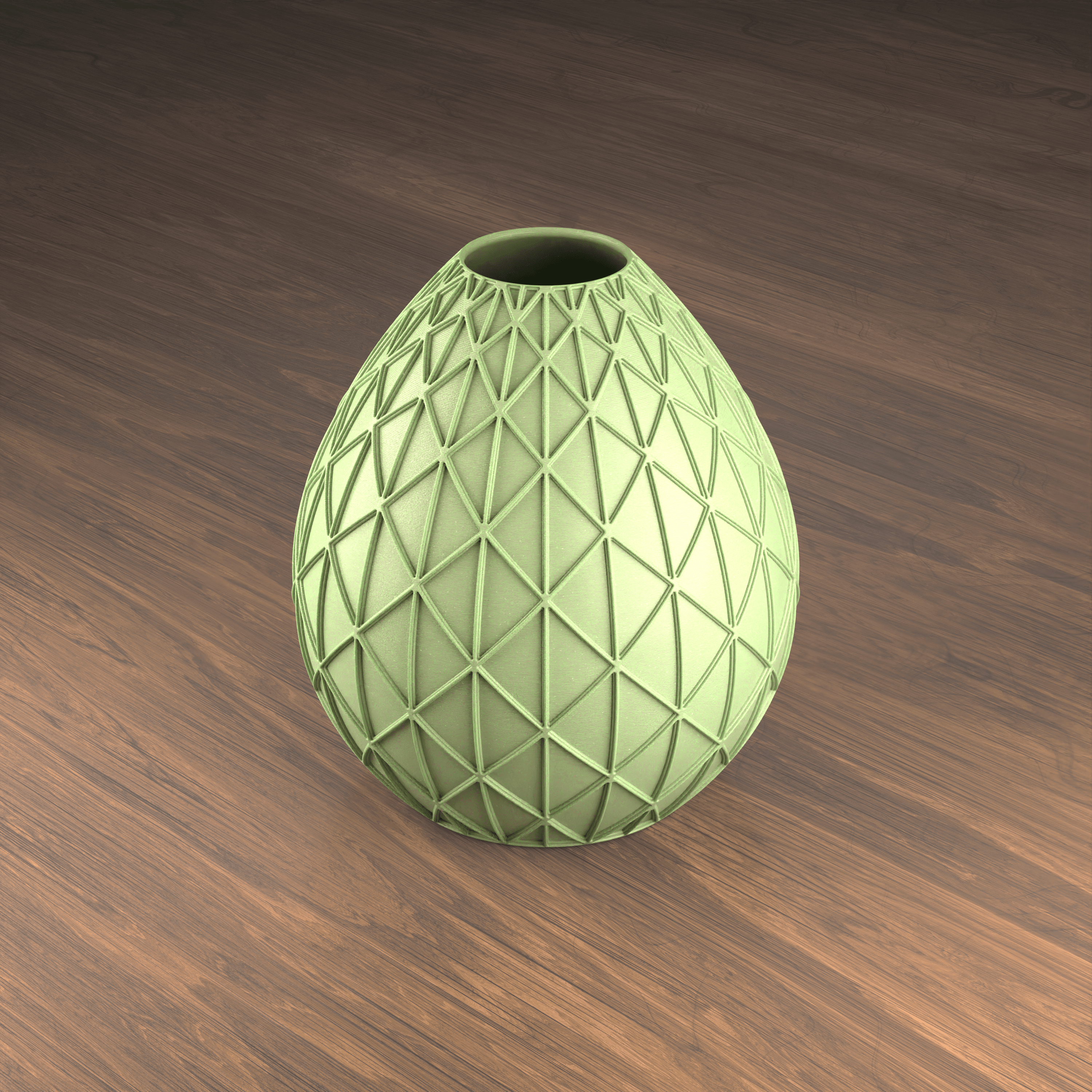 TRAINGULAR EASTER EGG SCULPTURE 3d model