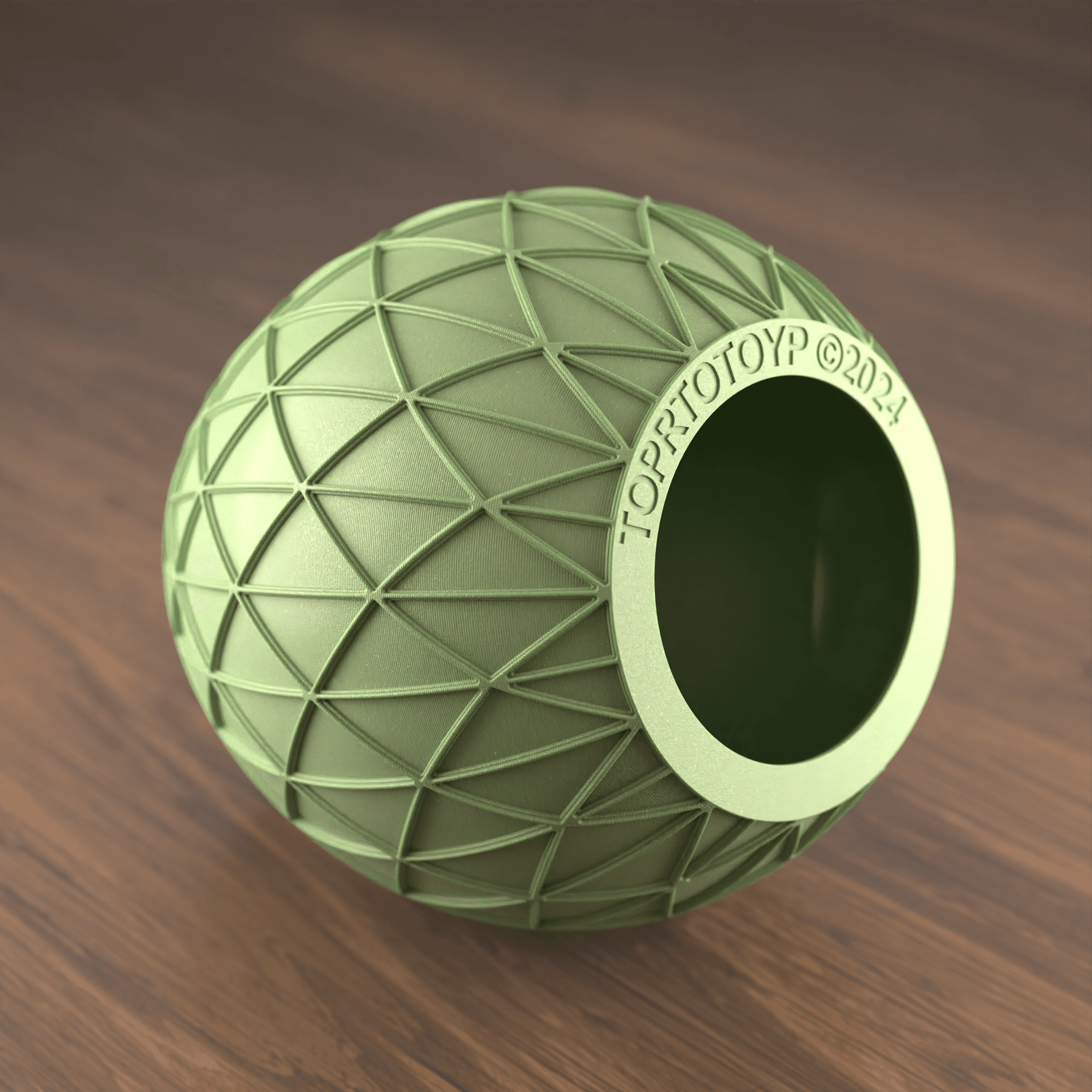 TRAINGULAR EASTER EGG SCULPTURE 3d model