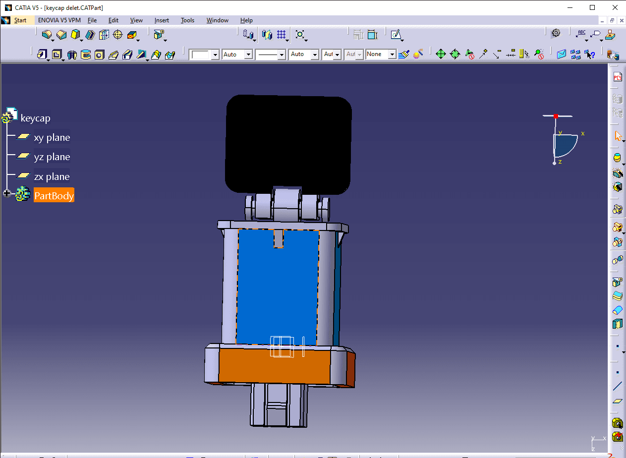 keycap delet.stl 3d model