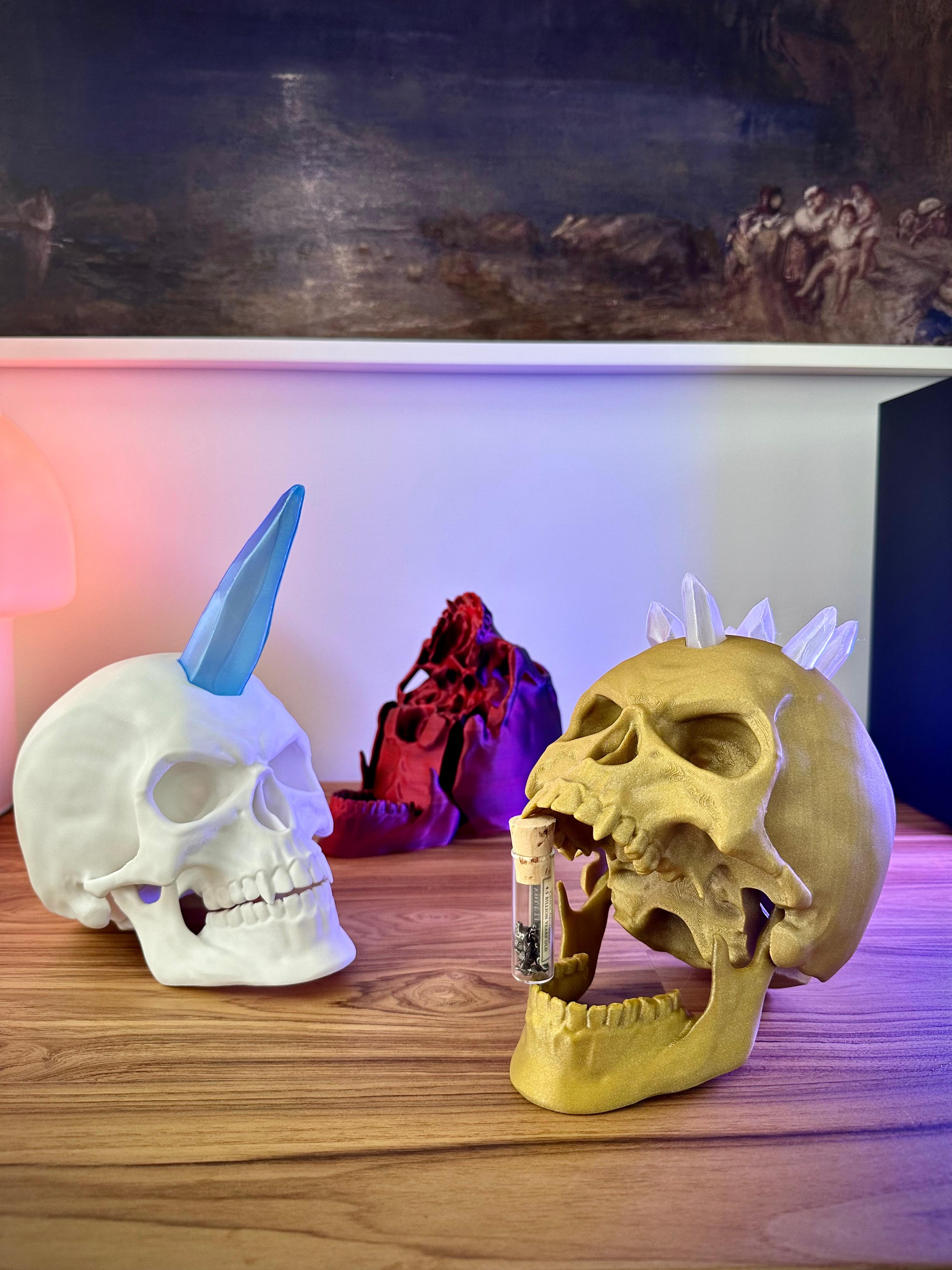 Articulated Skulls Print-in-Place 3d model