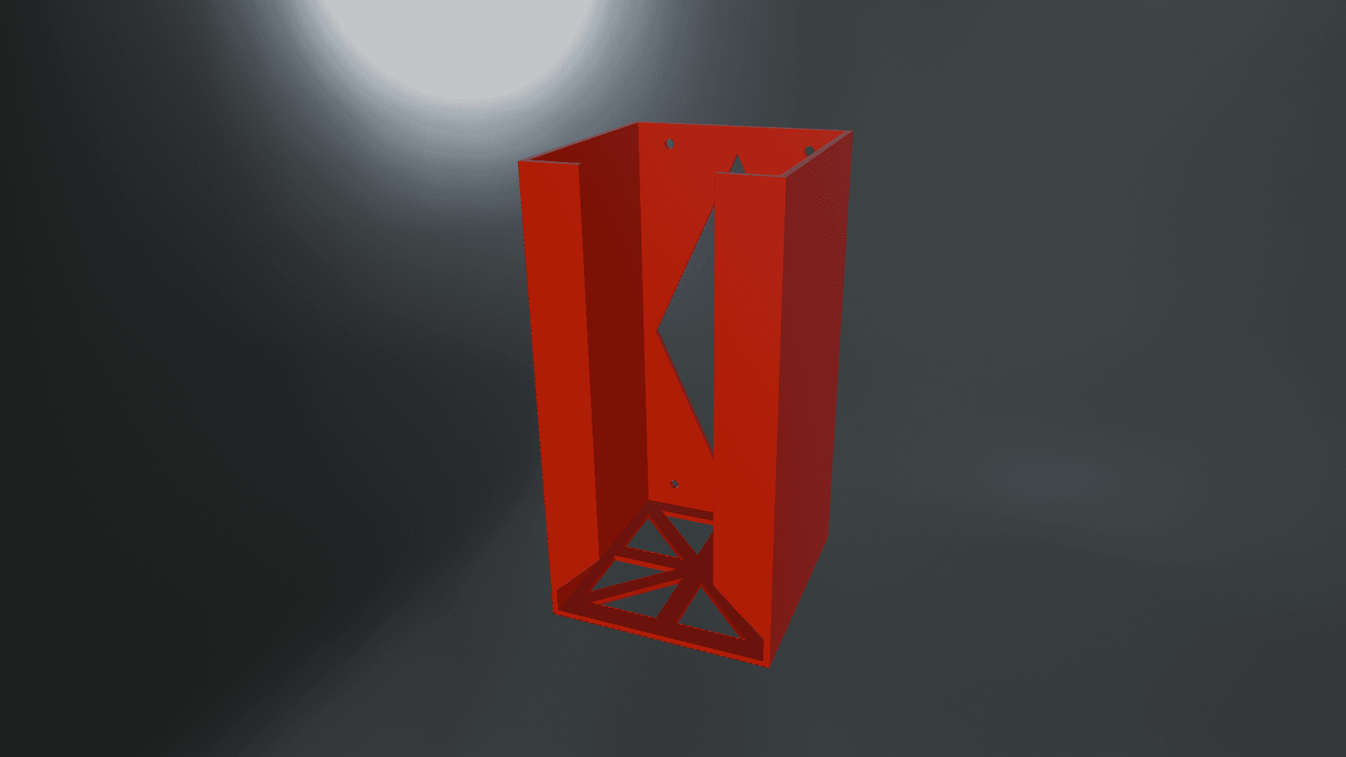 Top Load Koozie Rack - Blank 3d model