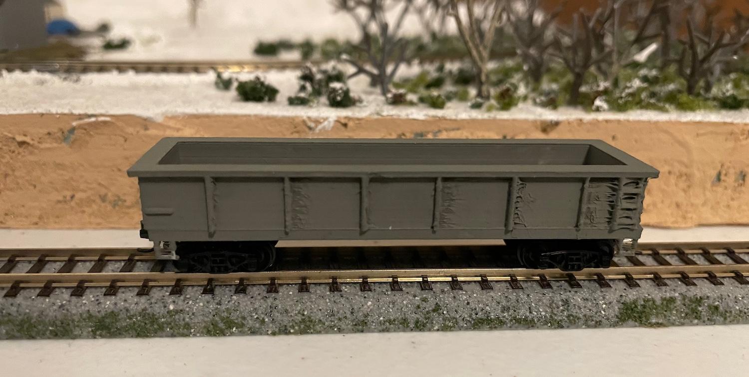 N scale 40' gondola 3d model