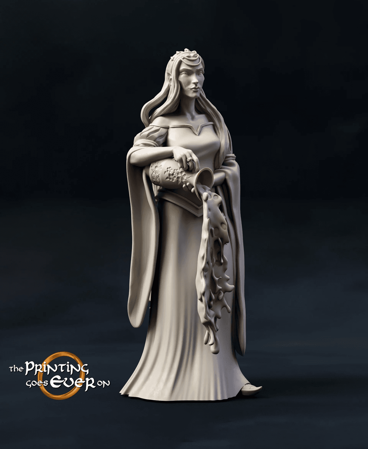 Gladhiel - Queen and Witch Form (28 and 75mm) 3d model