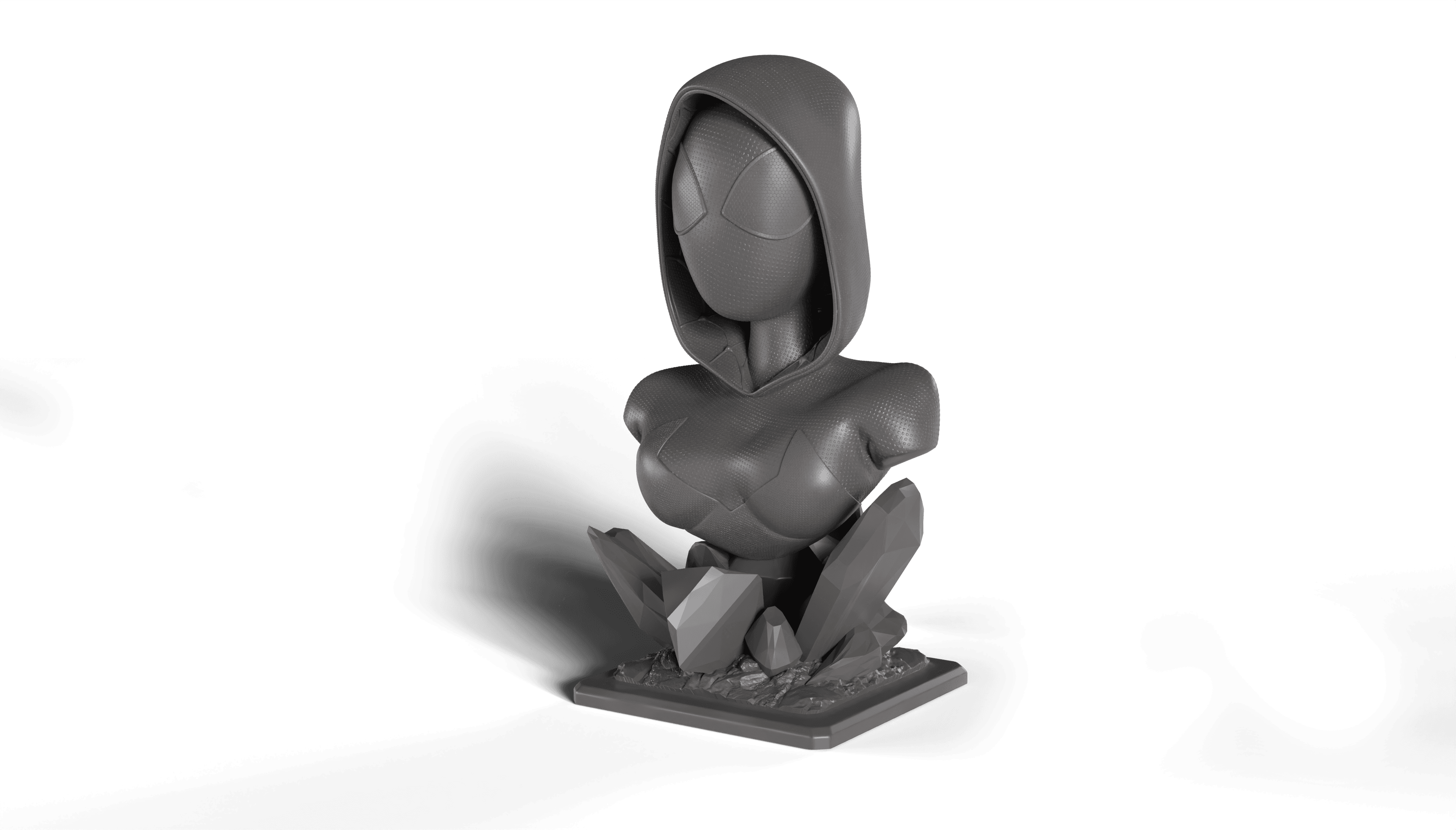 Spider Gwen Bust (Fan Art) 3d model