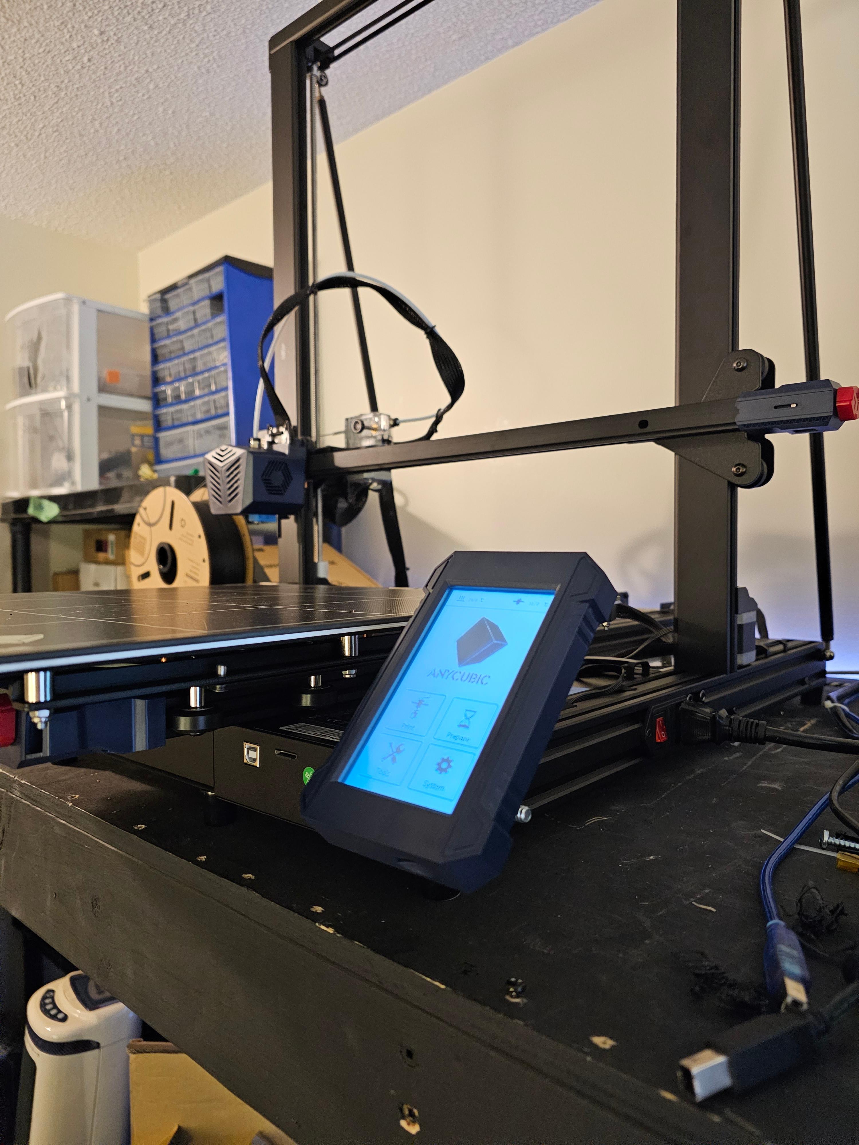 Tilting Screen Mount for Anycubic Kobra Max 3d model