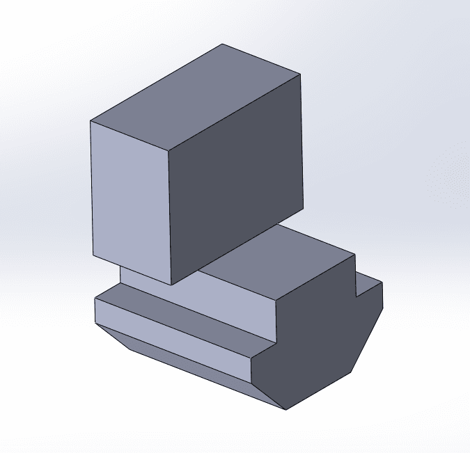 Aluminum Profile Insert for 3D Printers 3d model