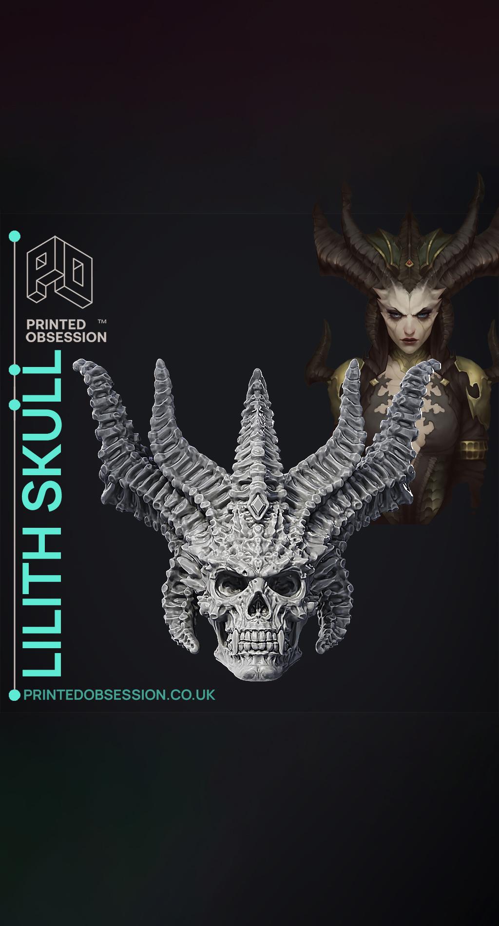 Lilith's Skull - Diablo V - Fan Art 3d model