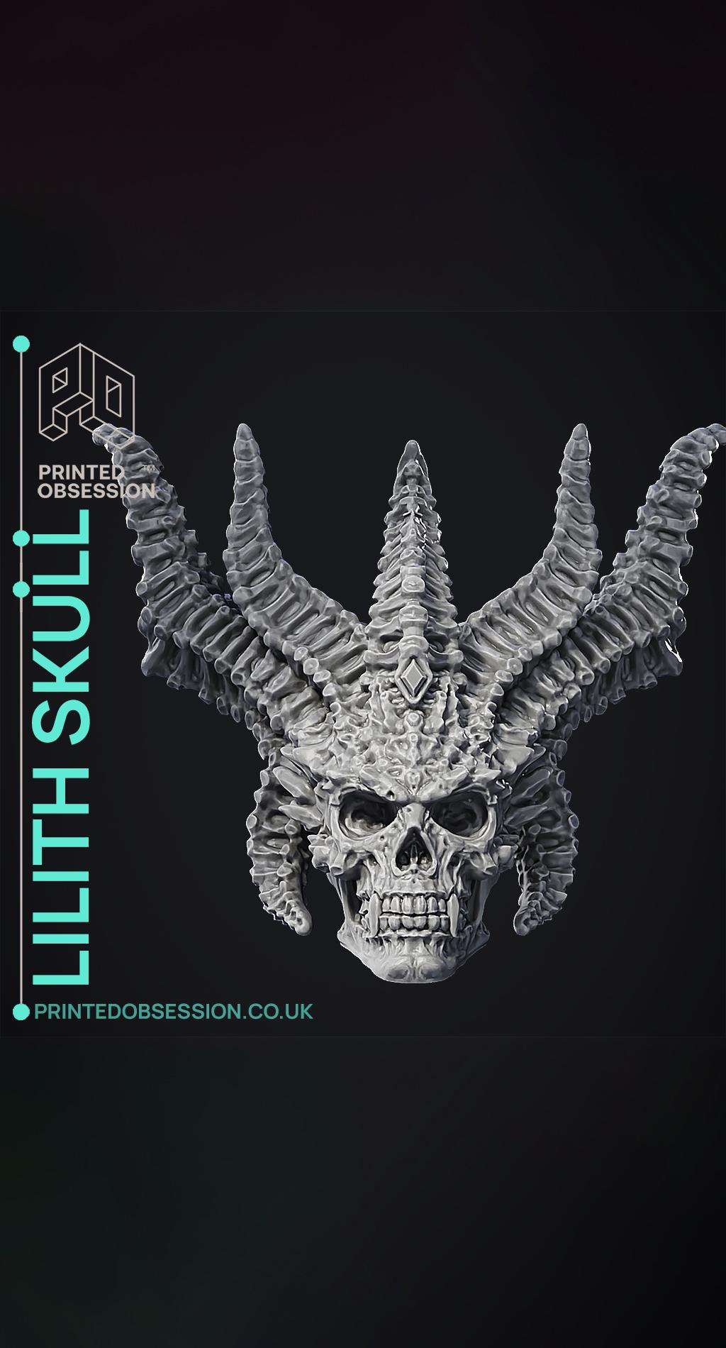 Lilith's Skull - Diablo V - Fan Art 3d model