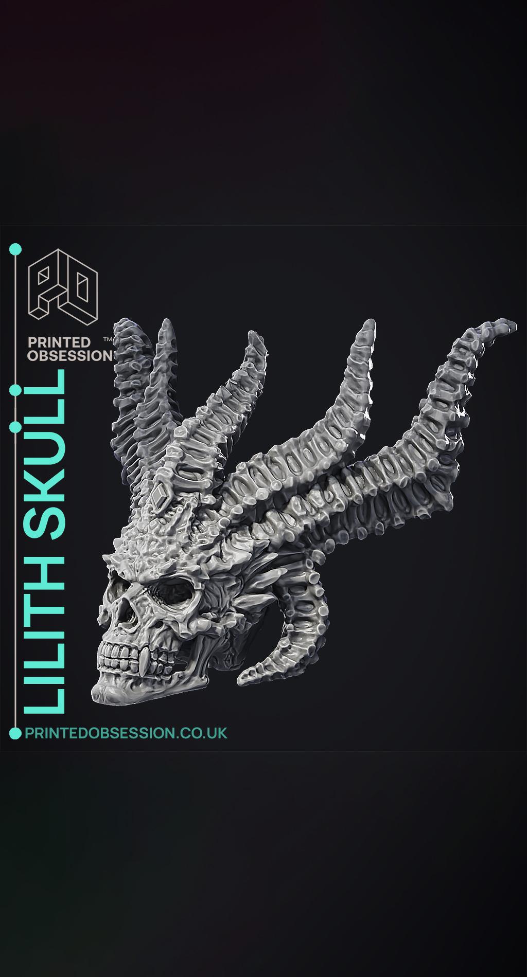 Lilith's Skull - Diablo V - Fan Art 3d model