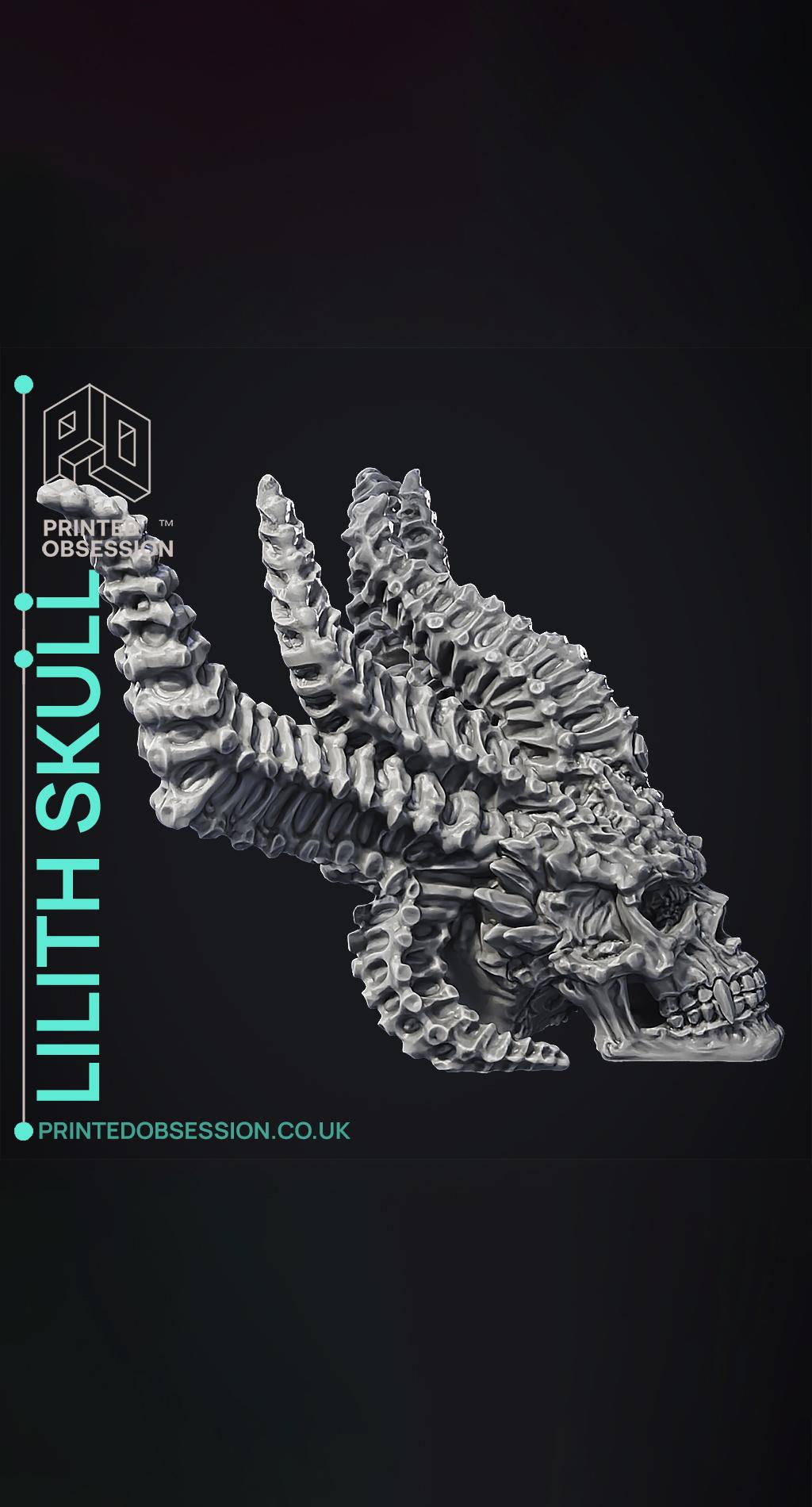 Lilith's Skull - Diablo V - Fan Art 3d model