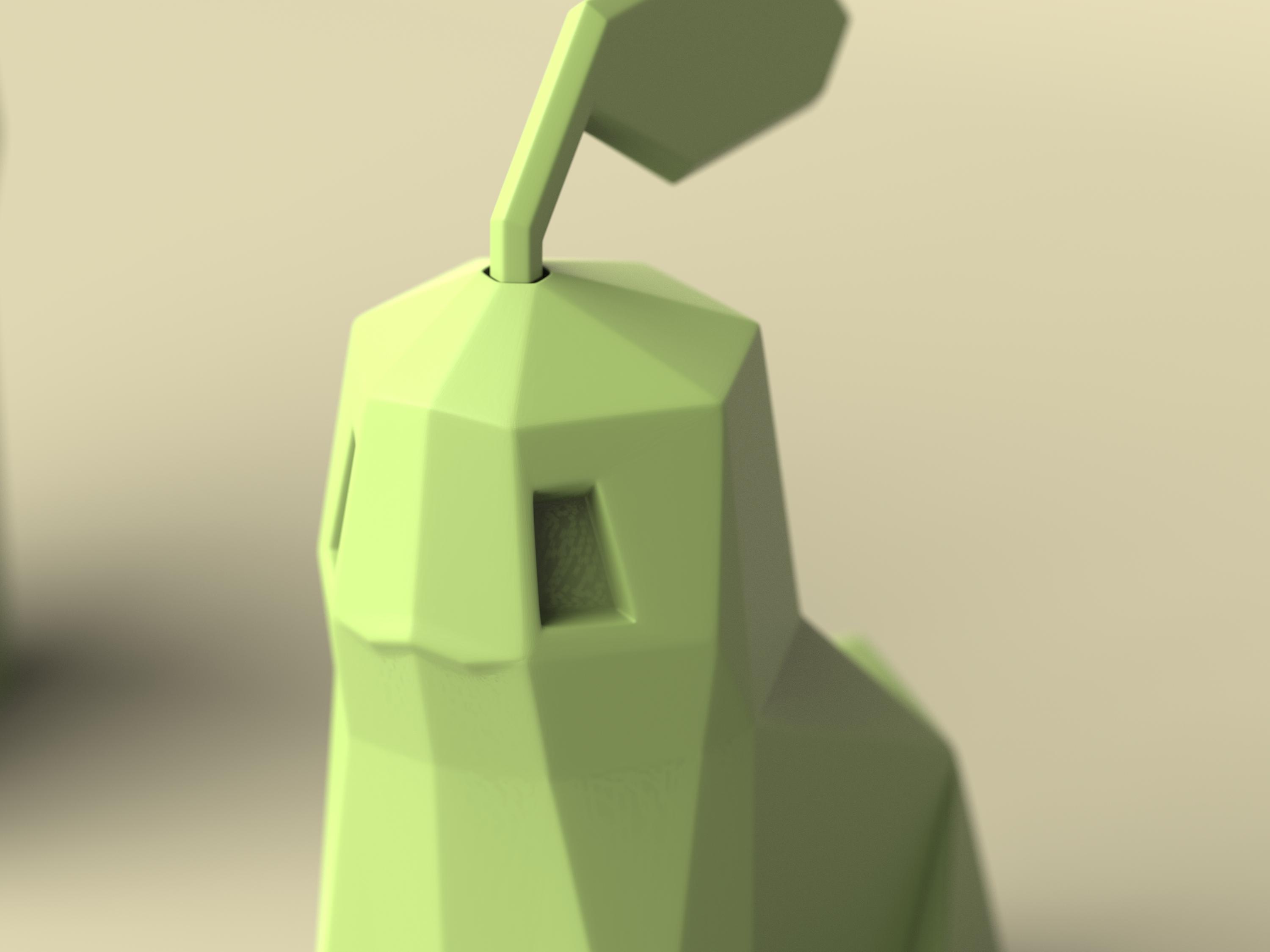 Low-poly Chikorita (Version 2) 3d model