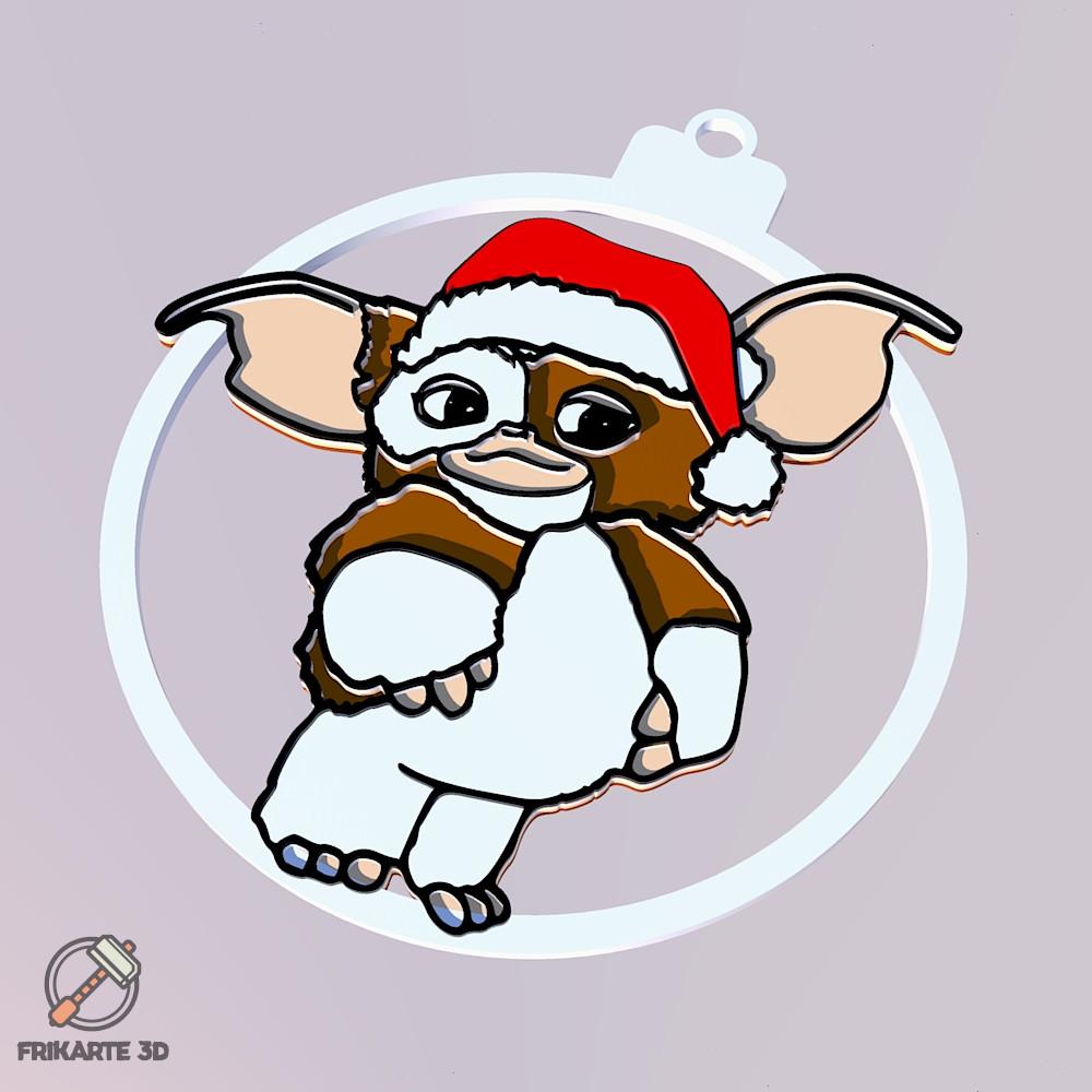 Gizmo Christmas Tree Decoration 3d model