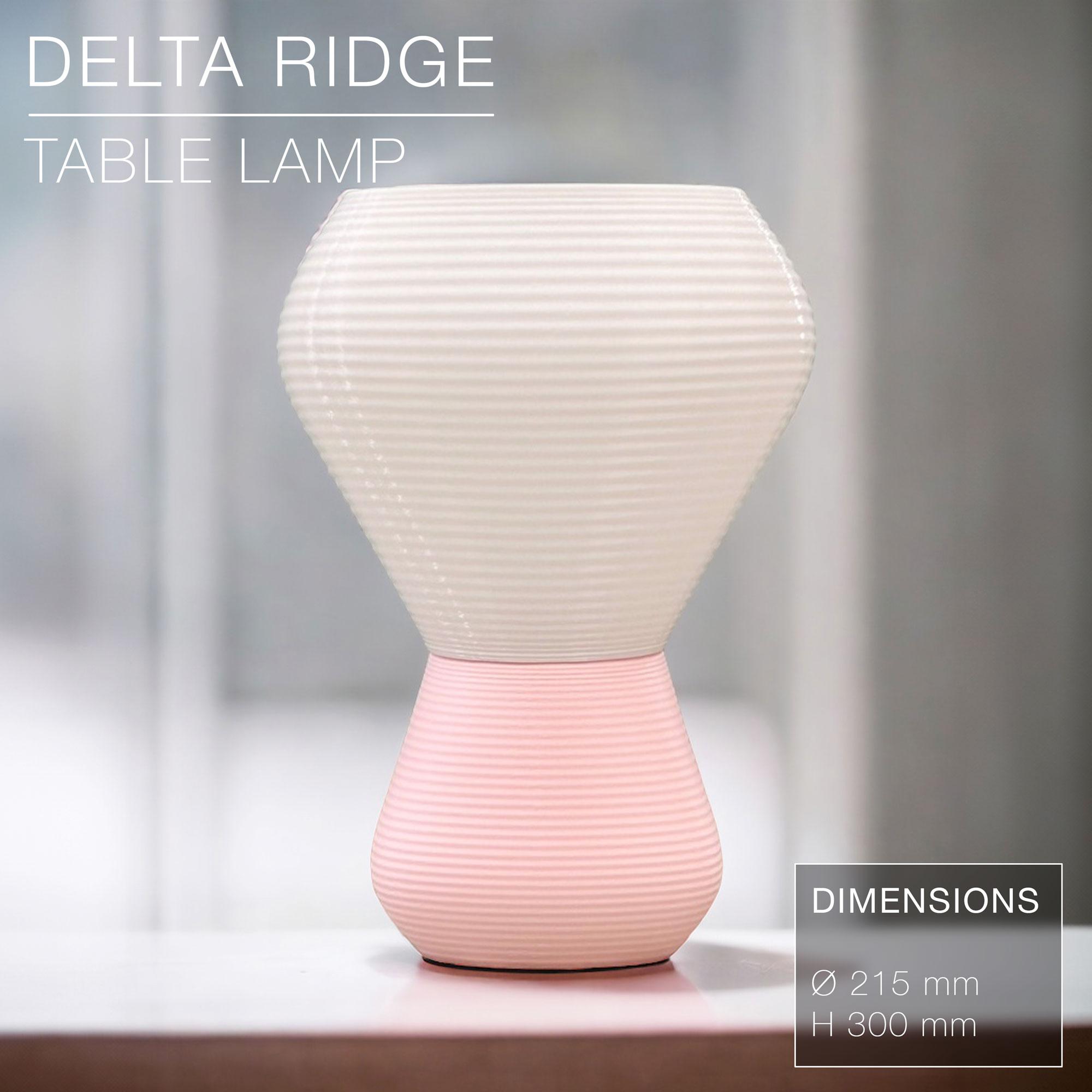 DELTA RIDGE | Table lamp E14 fast-print 3d model