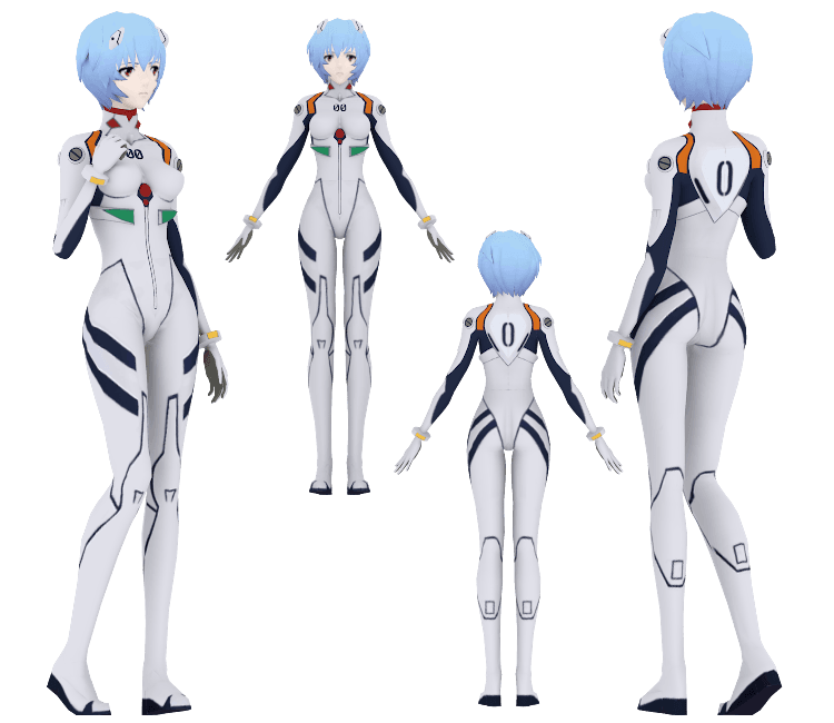 Rei Ayanami 3d model