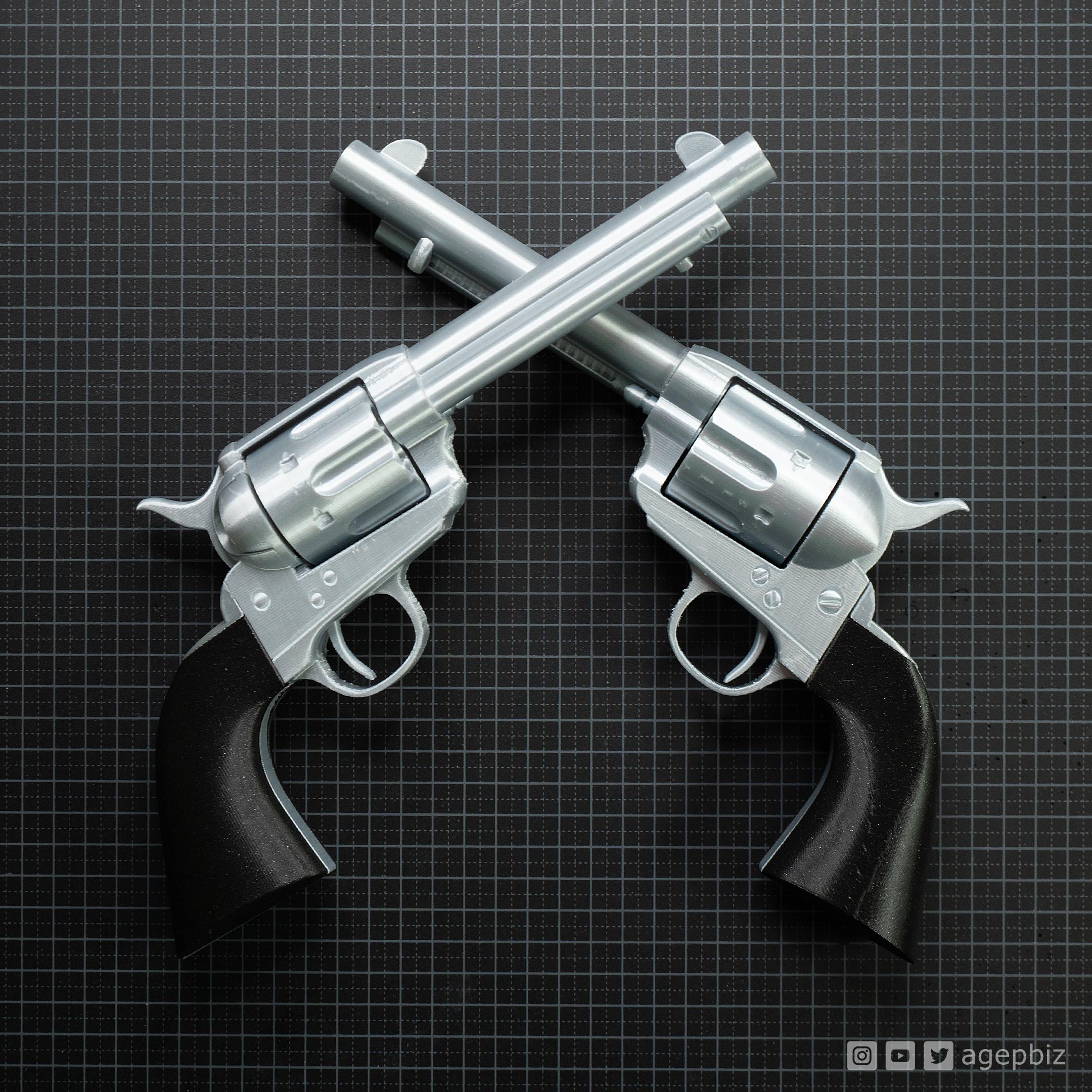 1873 Peacemaker Prop Revolver  3d model