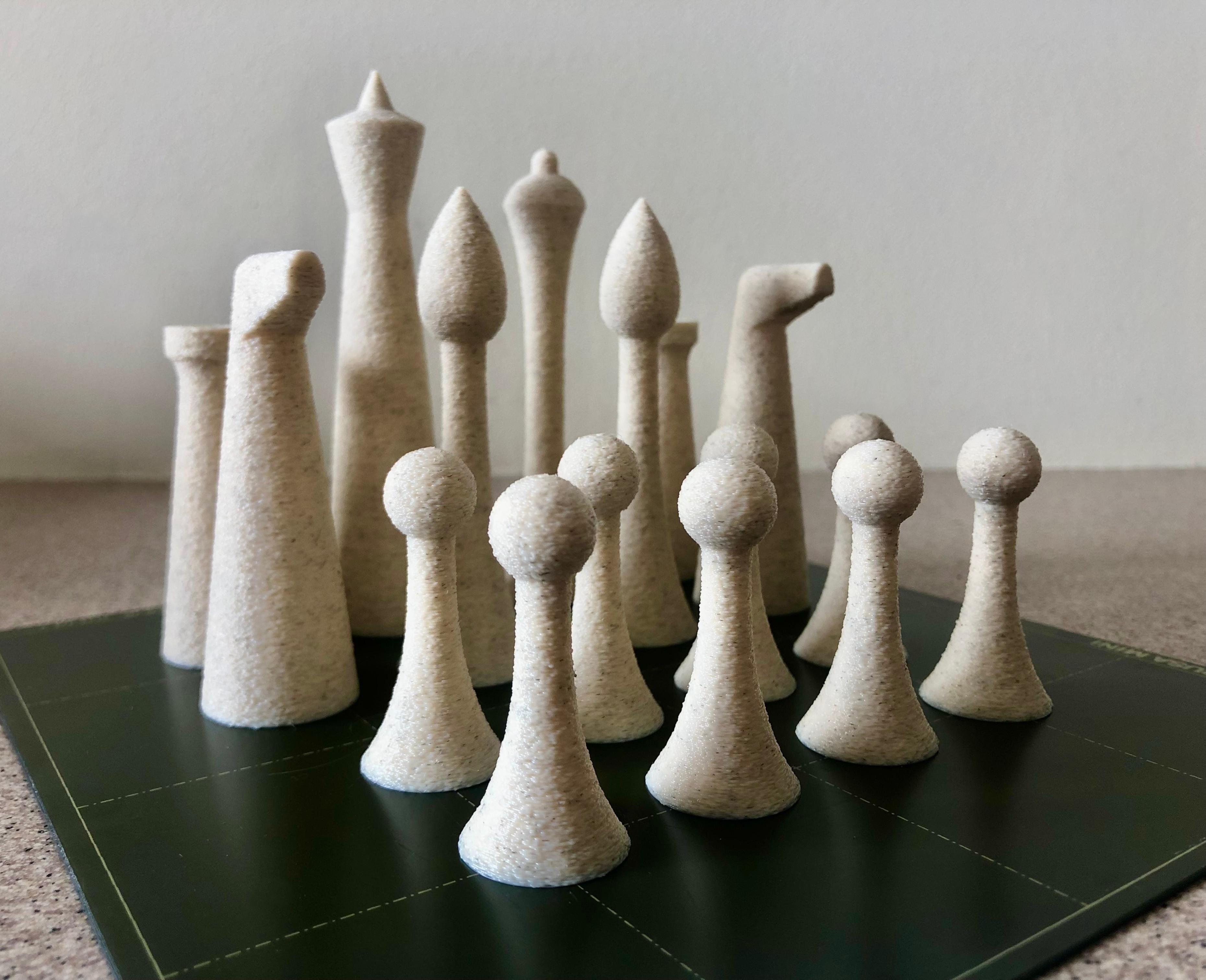 Herman Ohme's Chess Set 3d model