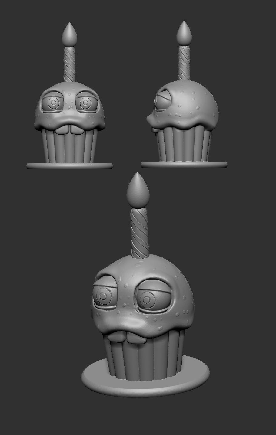 Cupcake FNAF STL 3d model