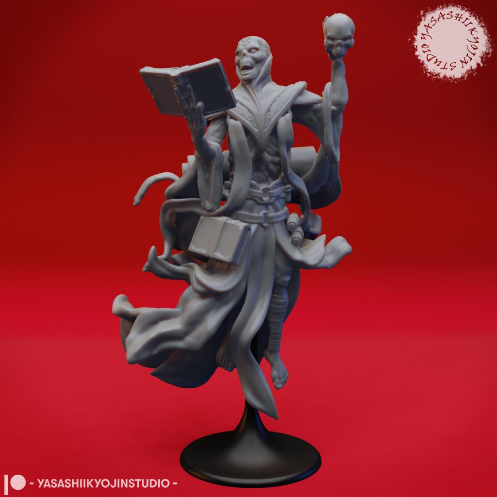 Lich - Tabletop Miniature (Pre-Supported) 3d model