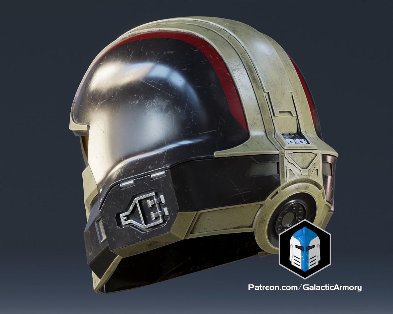 Helldivers 2 Helmet - Champion of the People - 3D Print Files 3d model