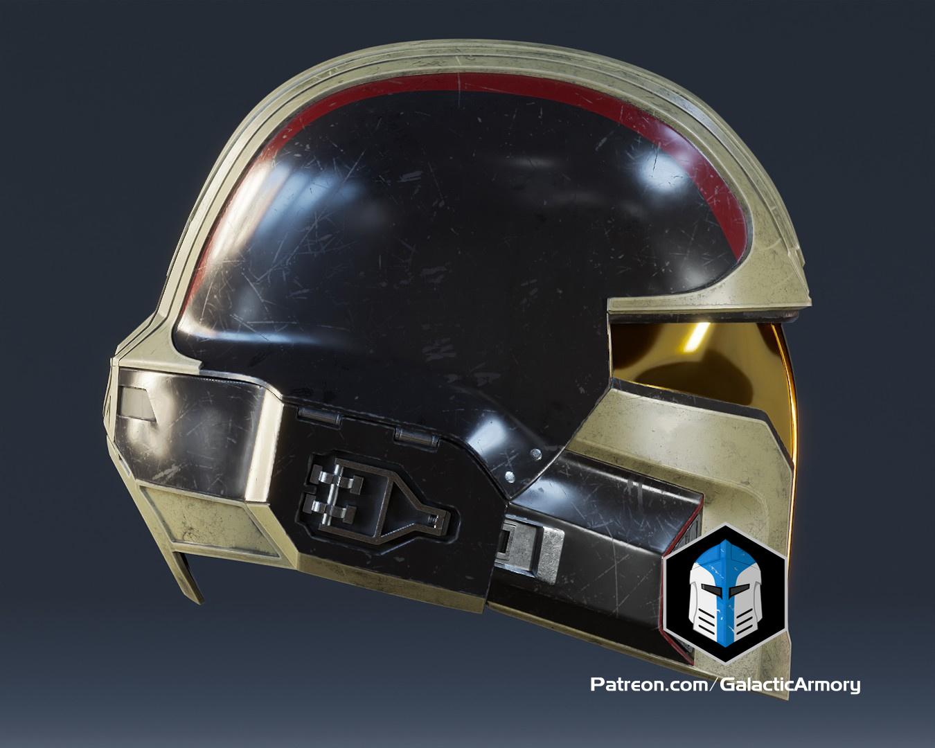 Helldivers 2 Helmet - Champion of the People - 3D Print Files 3d model