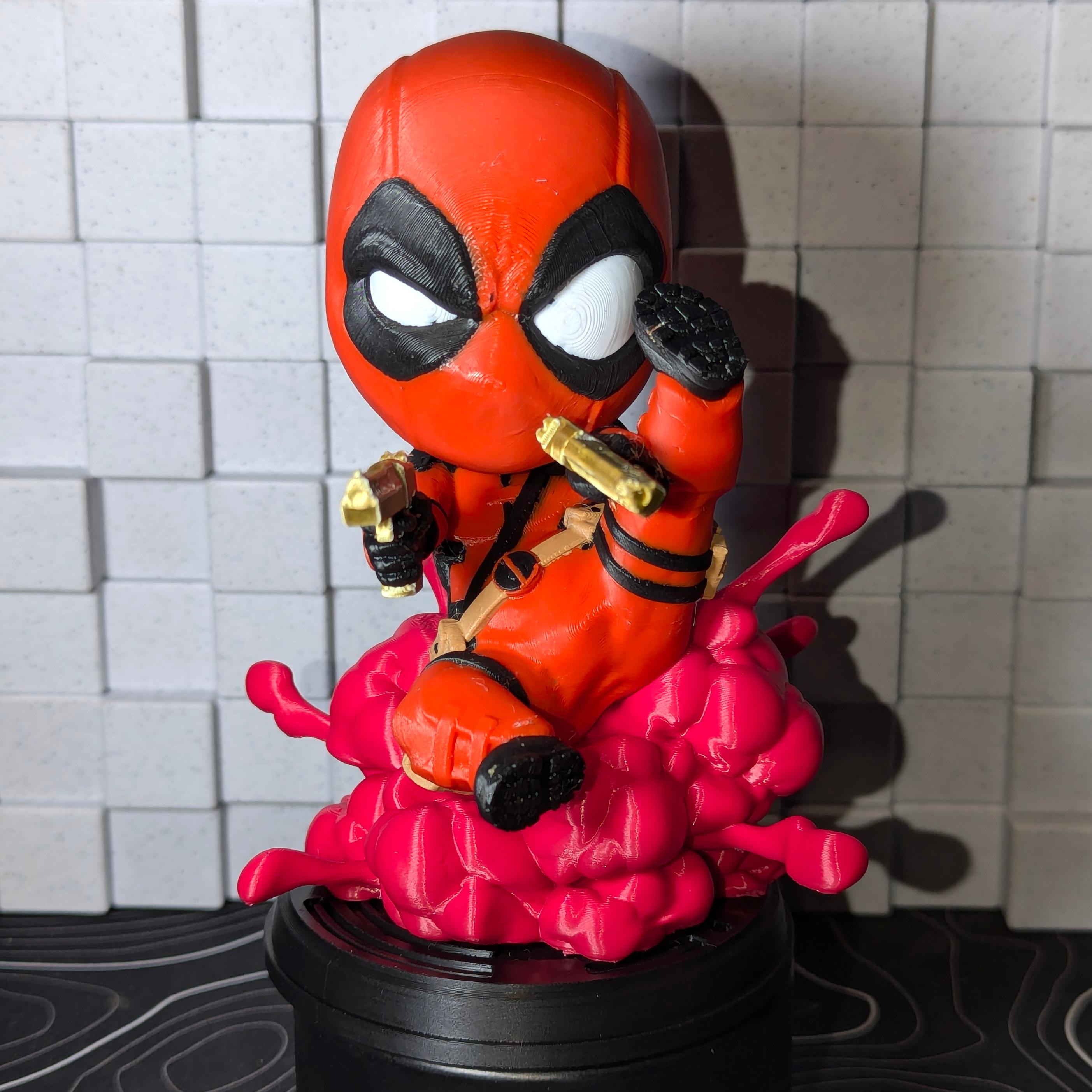 Li'l Deadpool - Multicolor - Collectable Fanart Figure 3d model