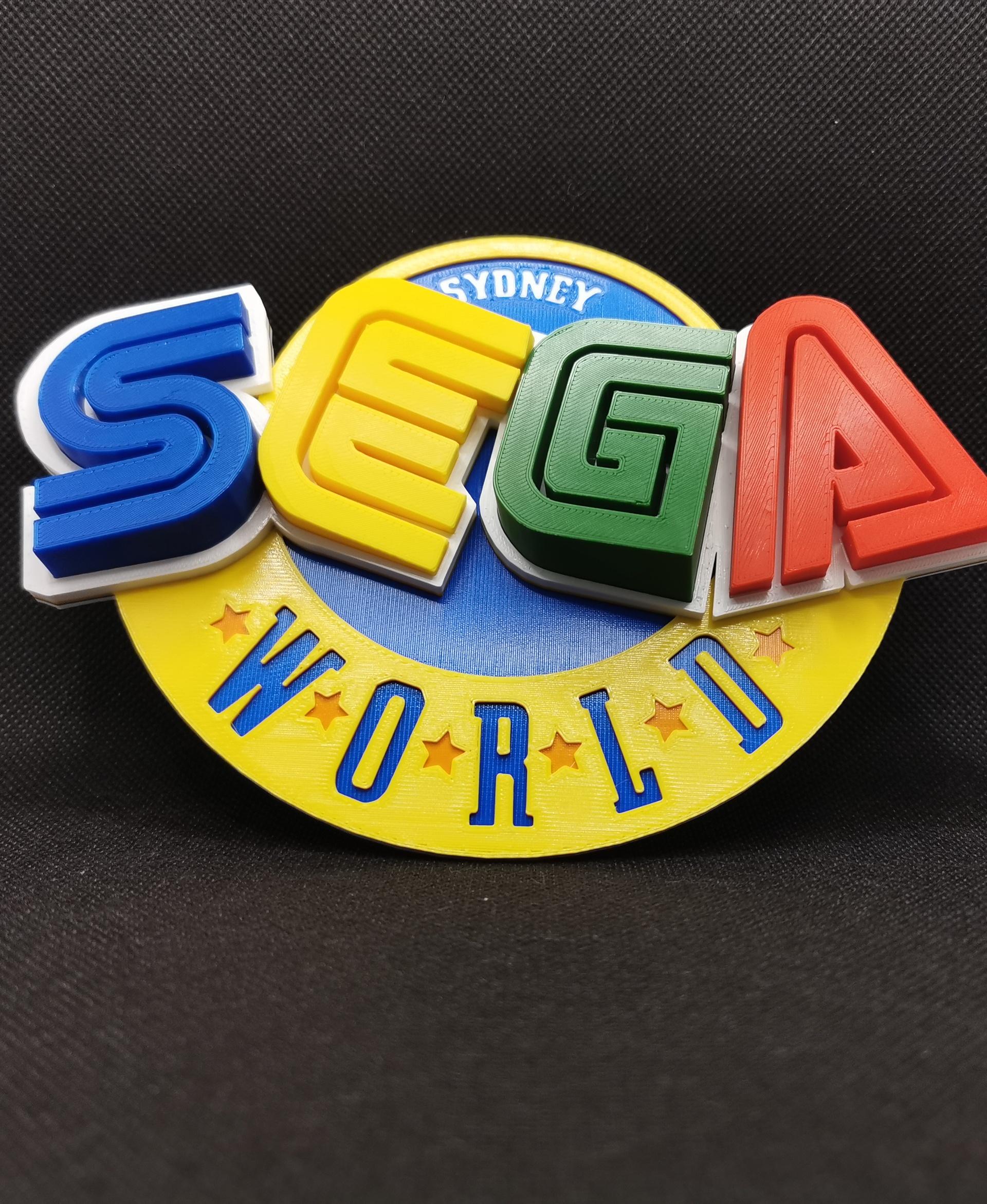 Sega World Sydney Logo 3d model