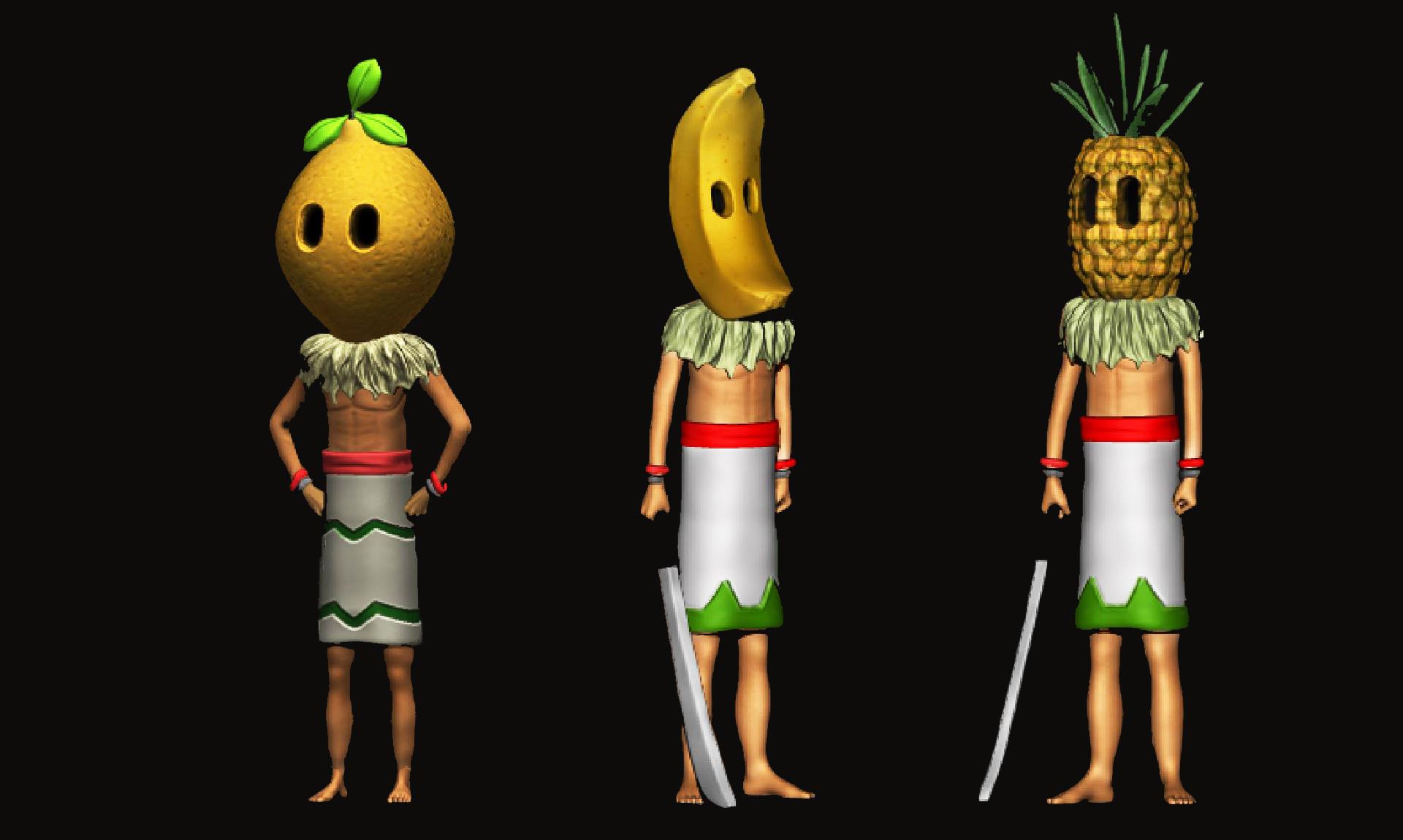 Monkey Island Cannibals 3d model