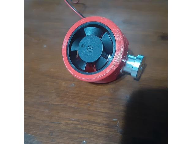 V6 hotend fan duct / shroud 3d model