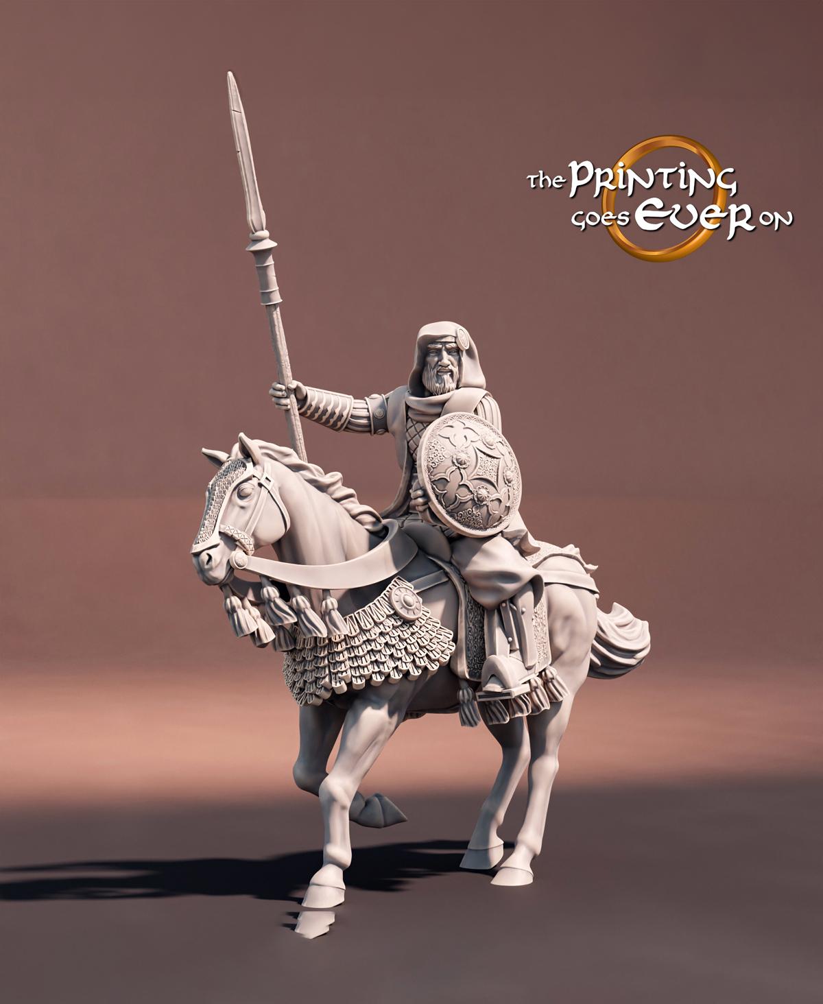 Southerner Spearman Mounted 3d model