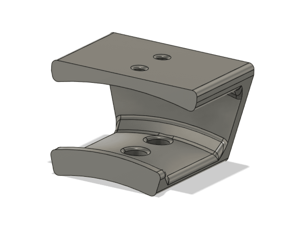 Headphone Under Desk Mount.3mf 3d model