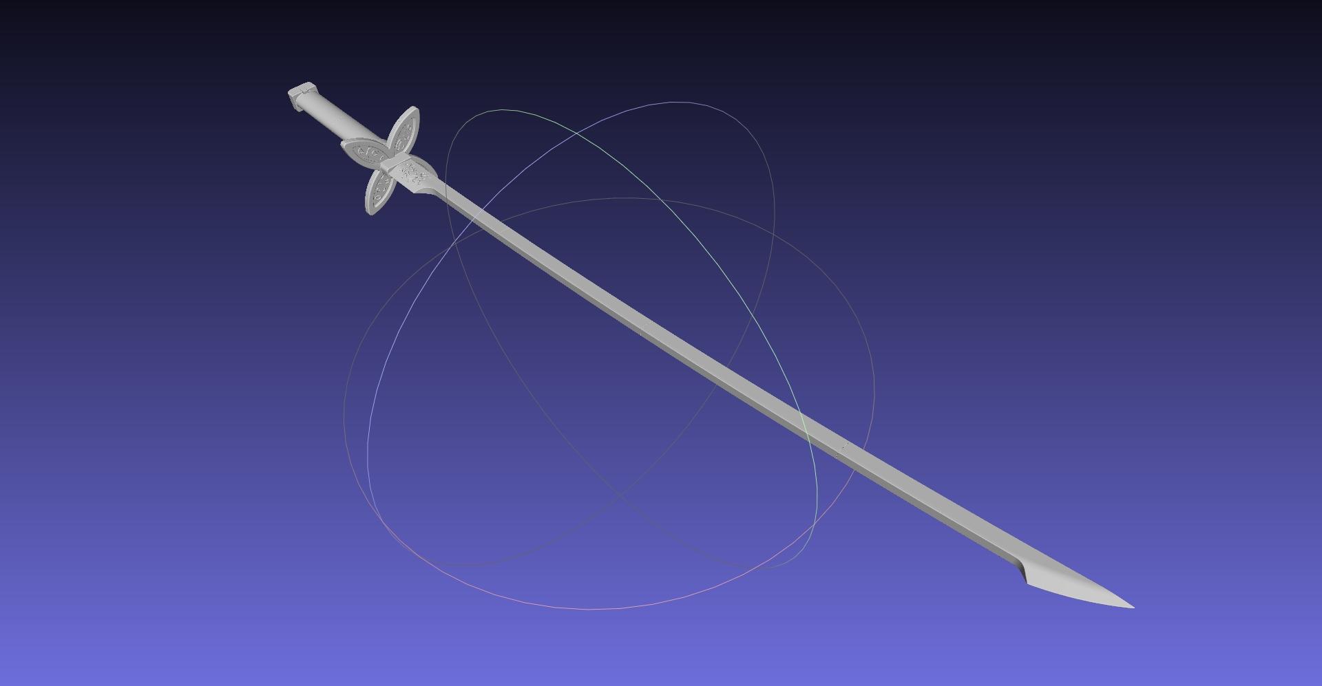 Demon Slayer Shinobu Katana And Scabbard Printable Assembly 3d model