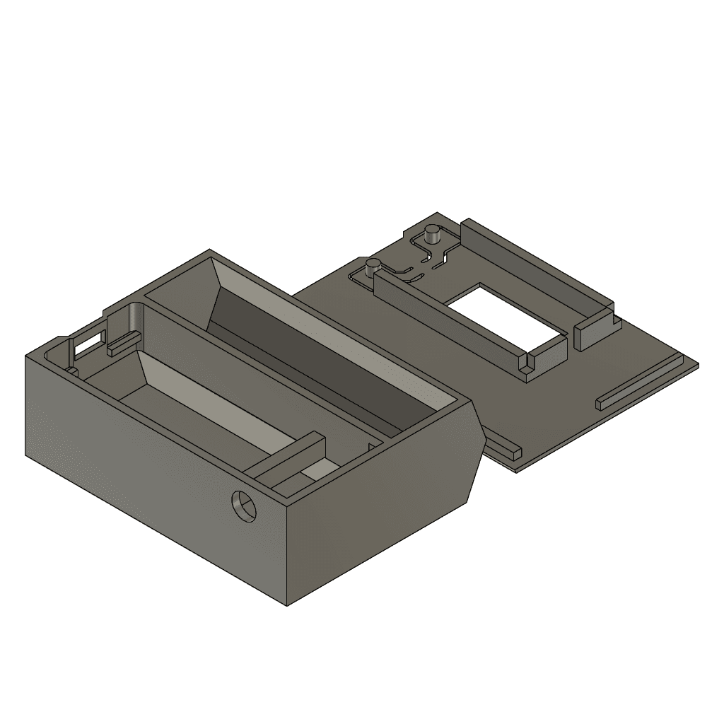 Heltec LoRa32 case (with 18650) 3d model