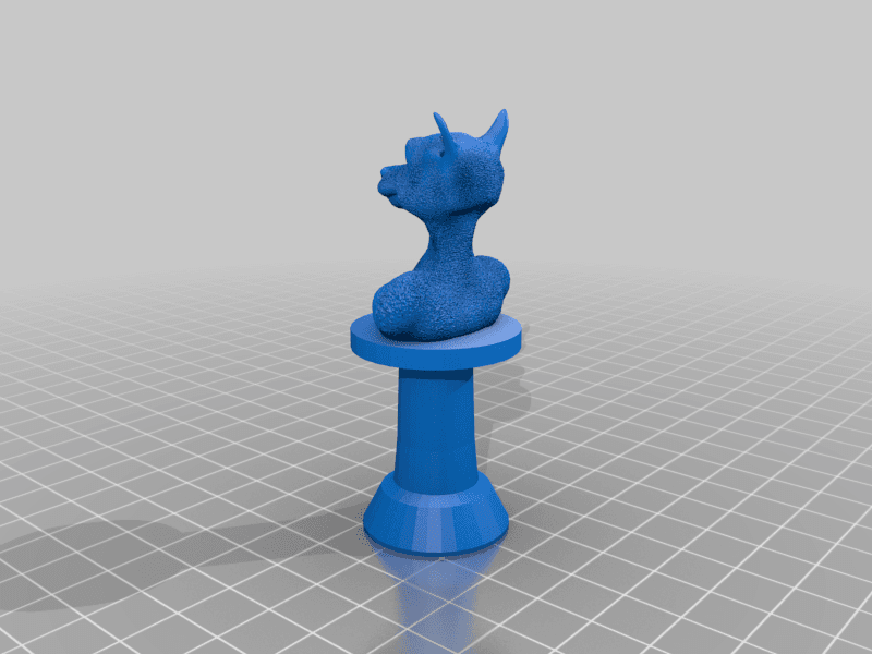 Improv_Fox_bust 3d model