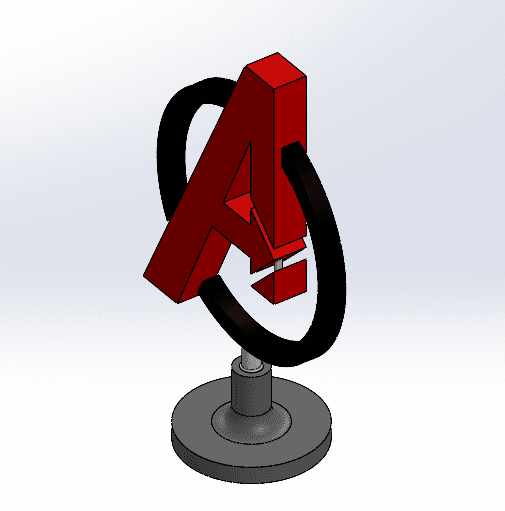 Avenger paper weight 3d model