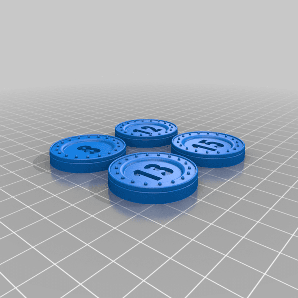 Fallout (1,2) Vault Door Center Plaques 3d model