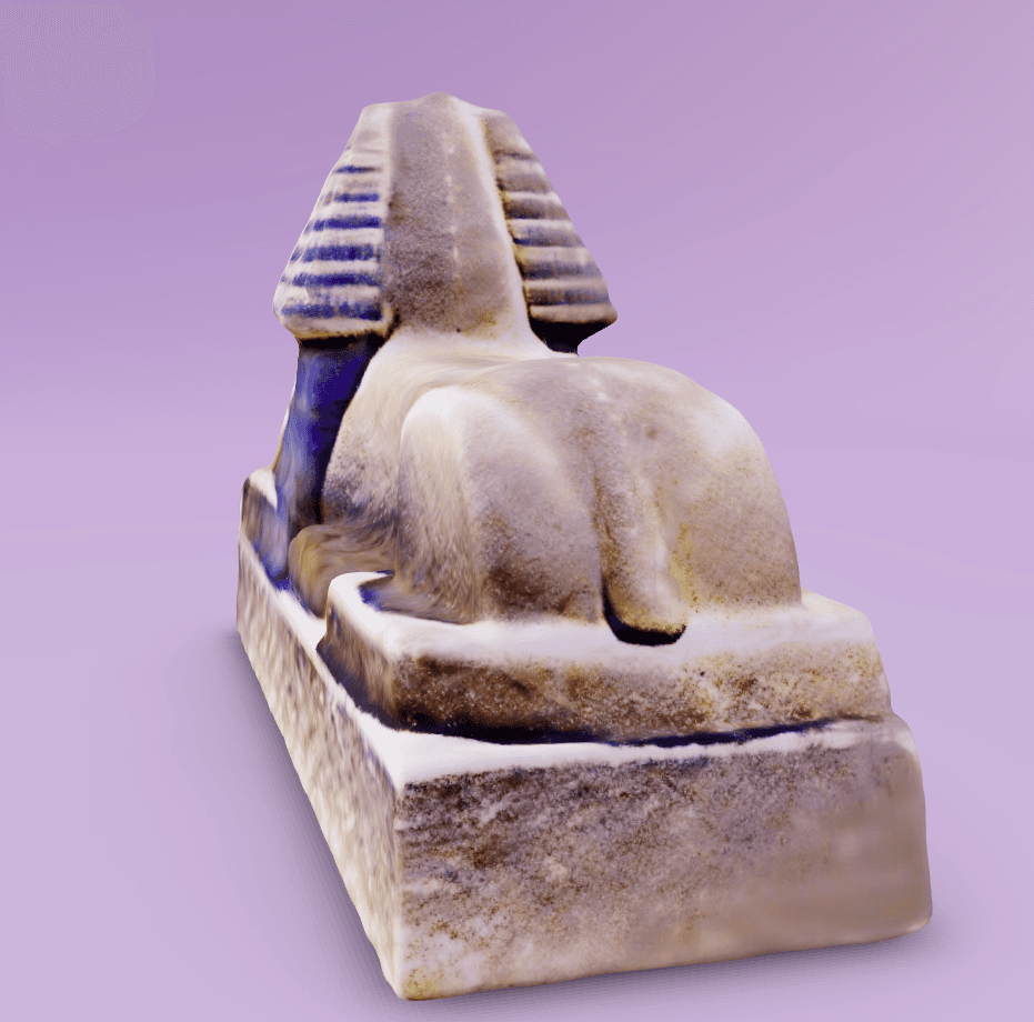 A sphinx 3d model