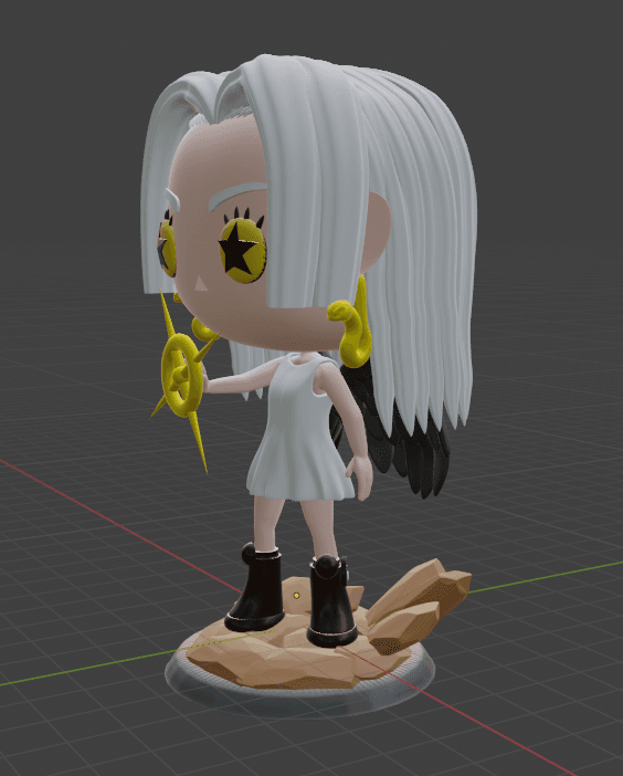 Seraphim Snake Funko style 3d model