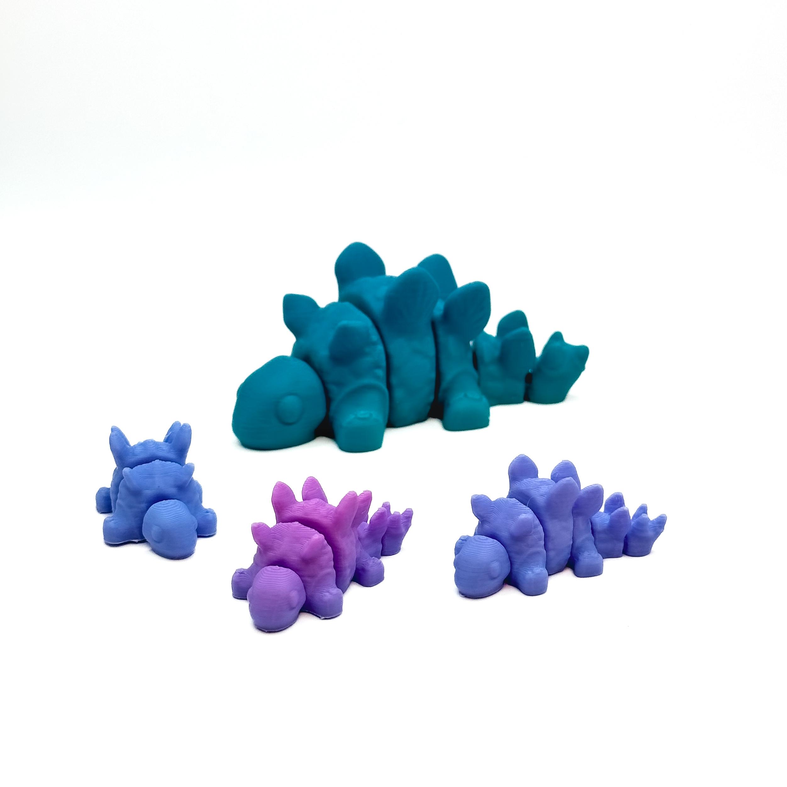 M3D - Flexi Baby Stegosaurus R3 3d model