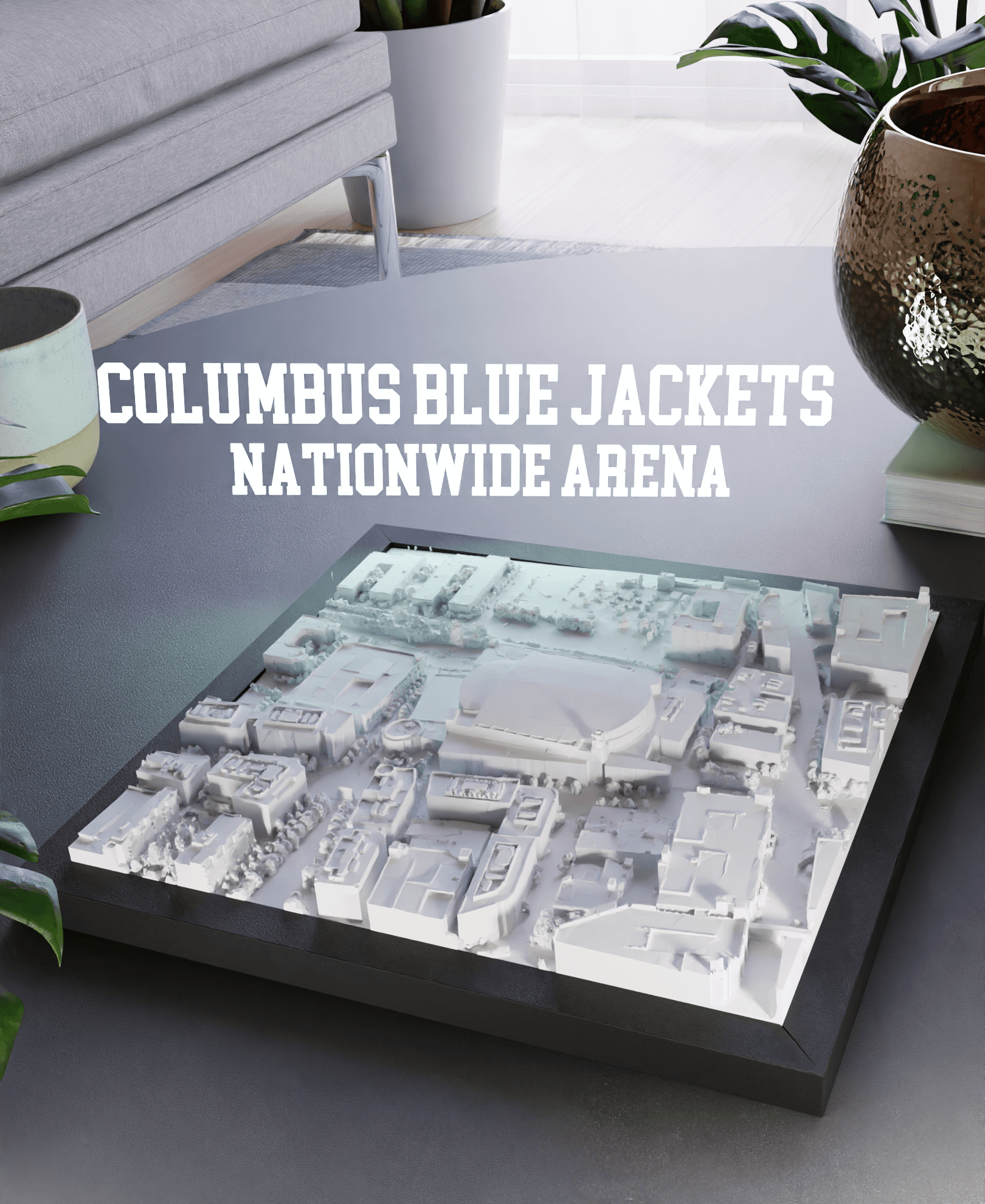 Columbus Blue Jackets - Nationwide Arena 3d model