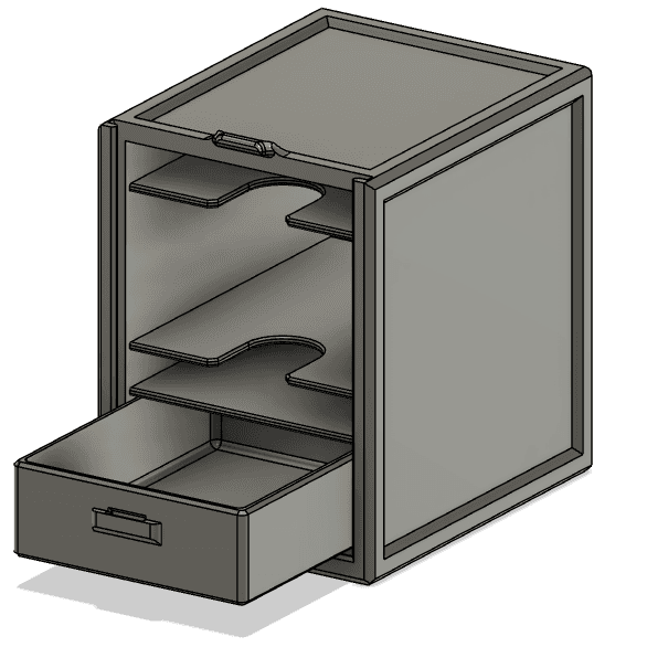 60 Card Format Deck Box 3d model