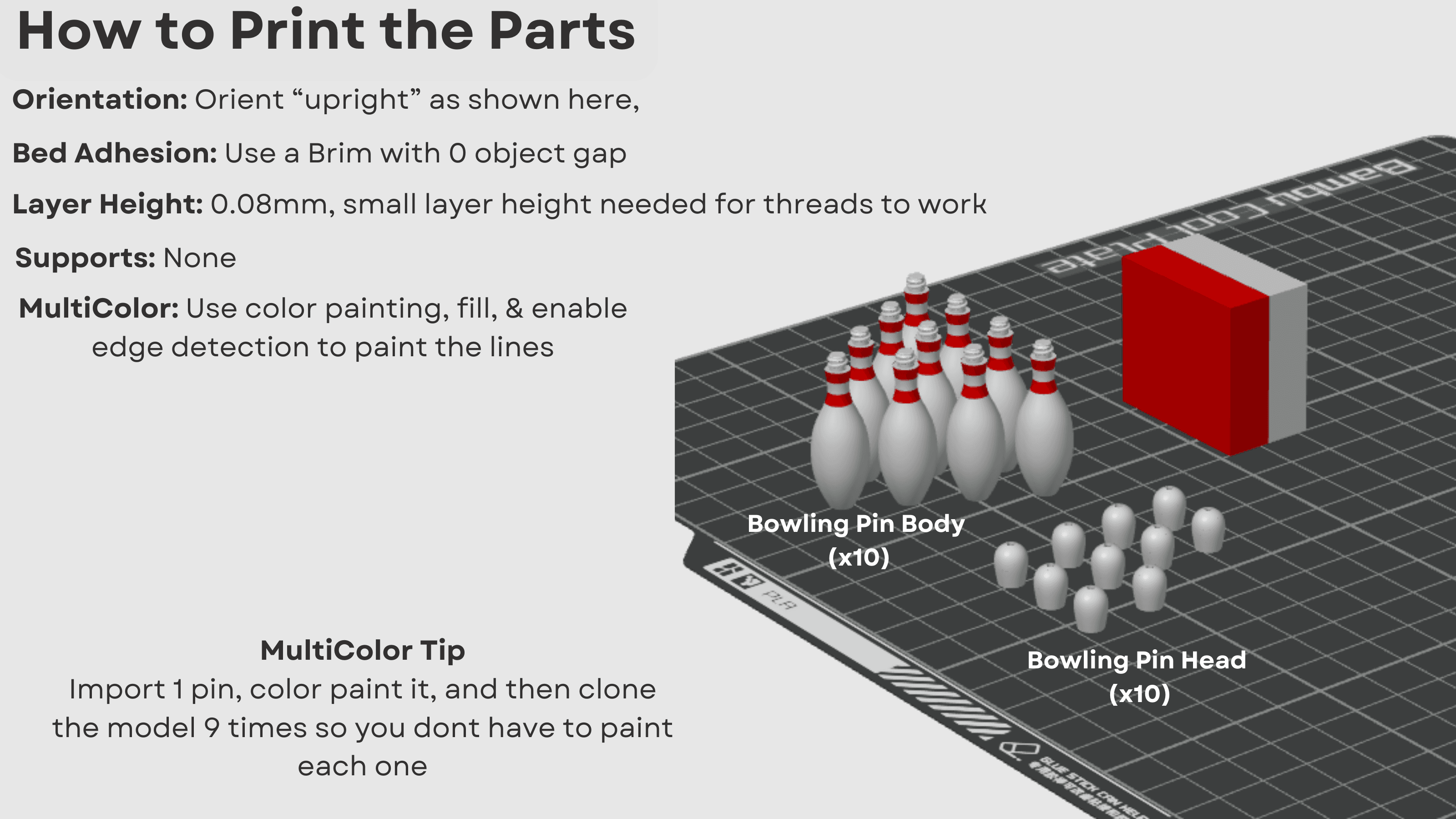 Desktop Bowling 3d model