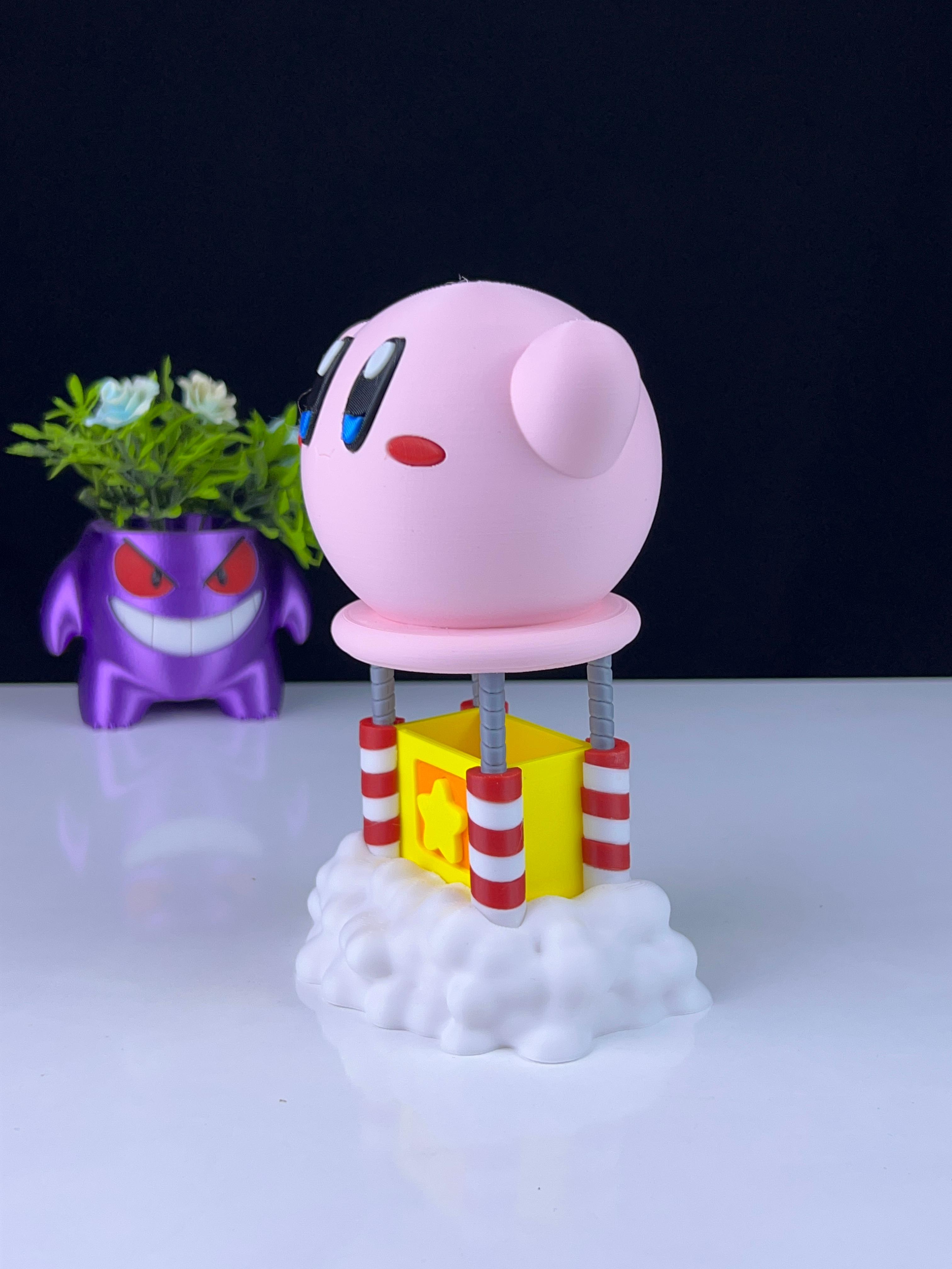 Kirby Hot Air Balloon - Multipart 3d model