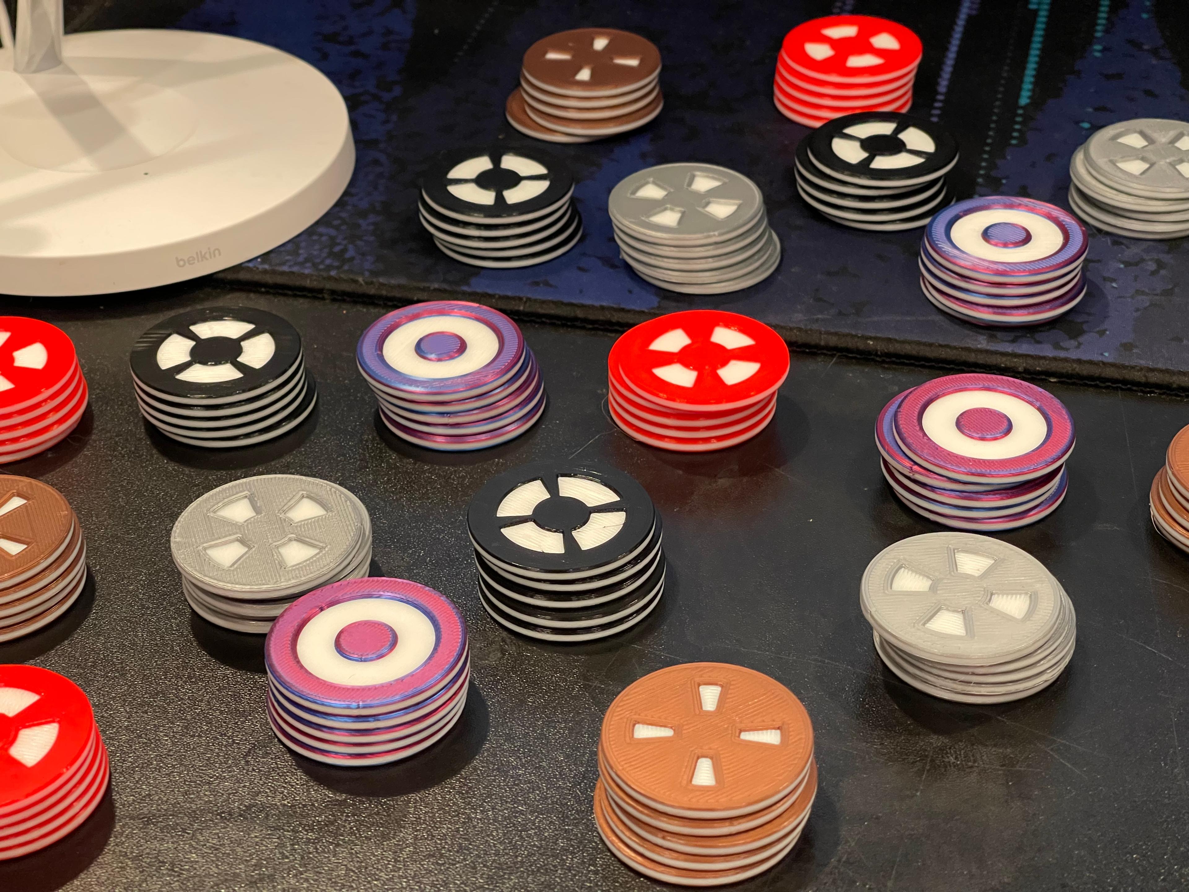 Poker Chips 3d model