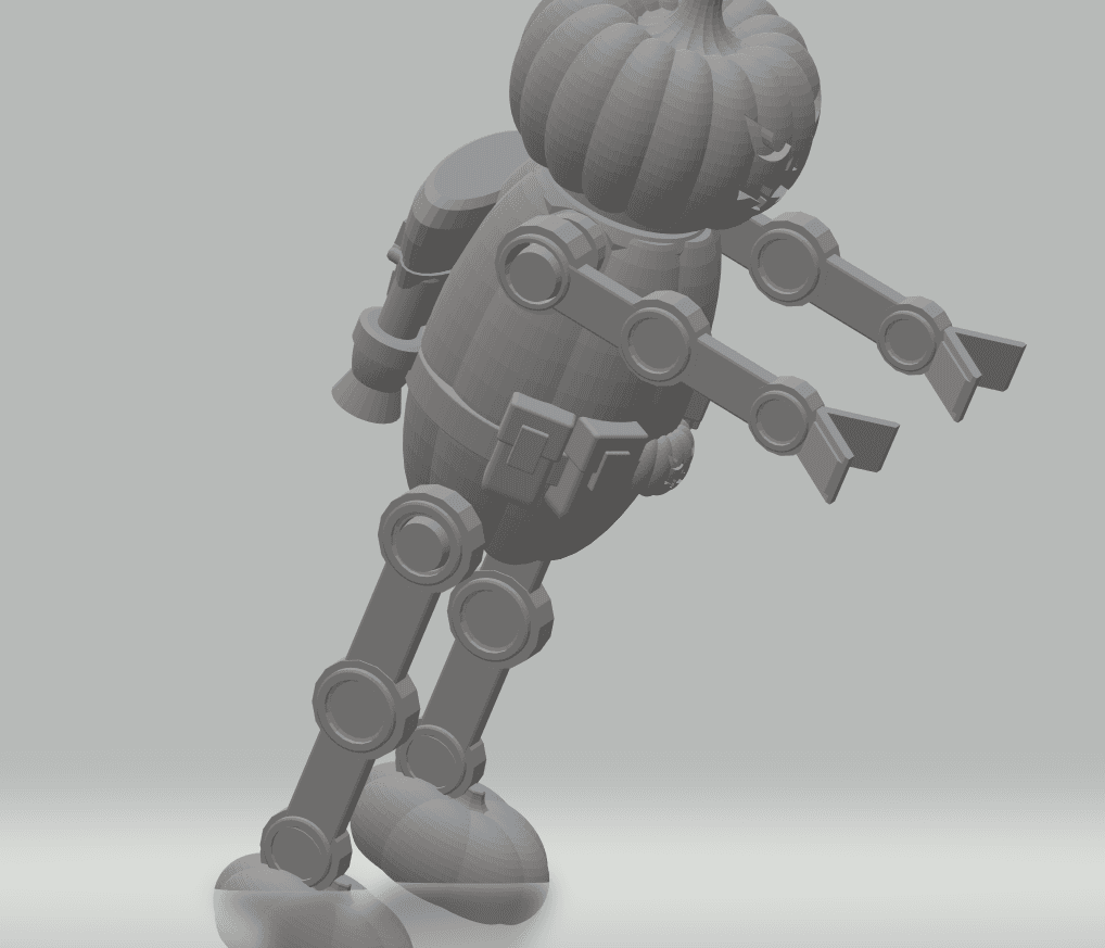 FHW: Halloween Robot 3d model