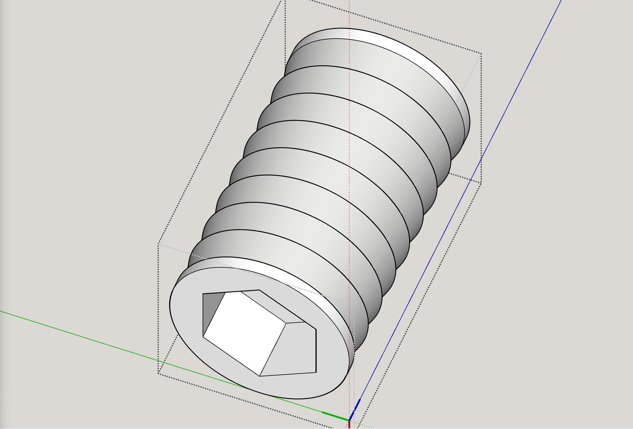 [DIY Panel Saw] Pipe Inner Endcap Nut/Bolt Holder (M8) for .75" ID pipe 3d model