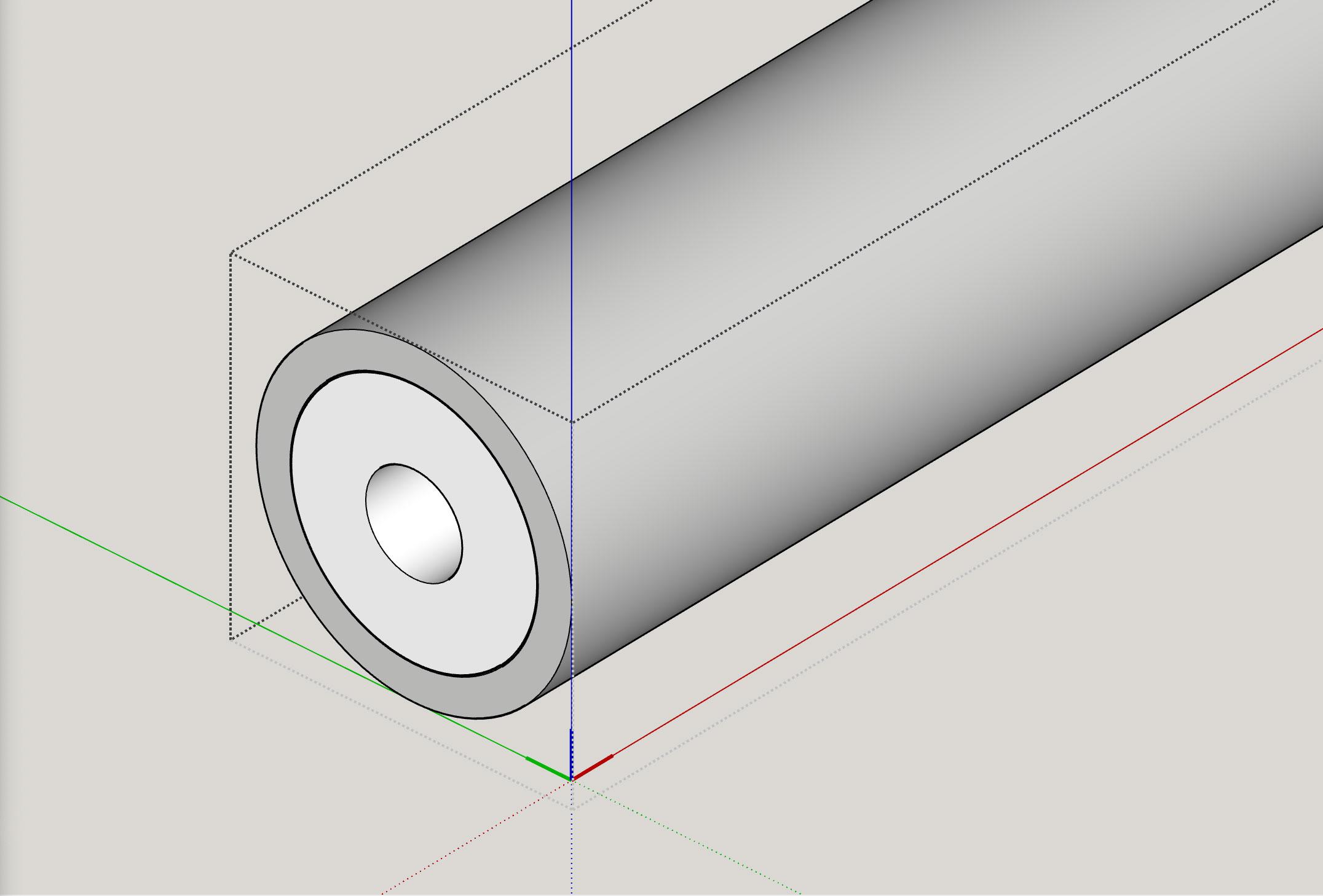 [DIY Panel Saw] Pipe Inner Endcap Nut/Bolt Holder (M8) for .75" ID pipe 3d model