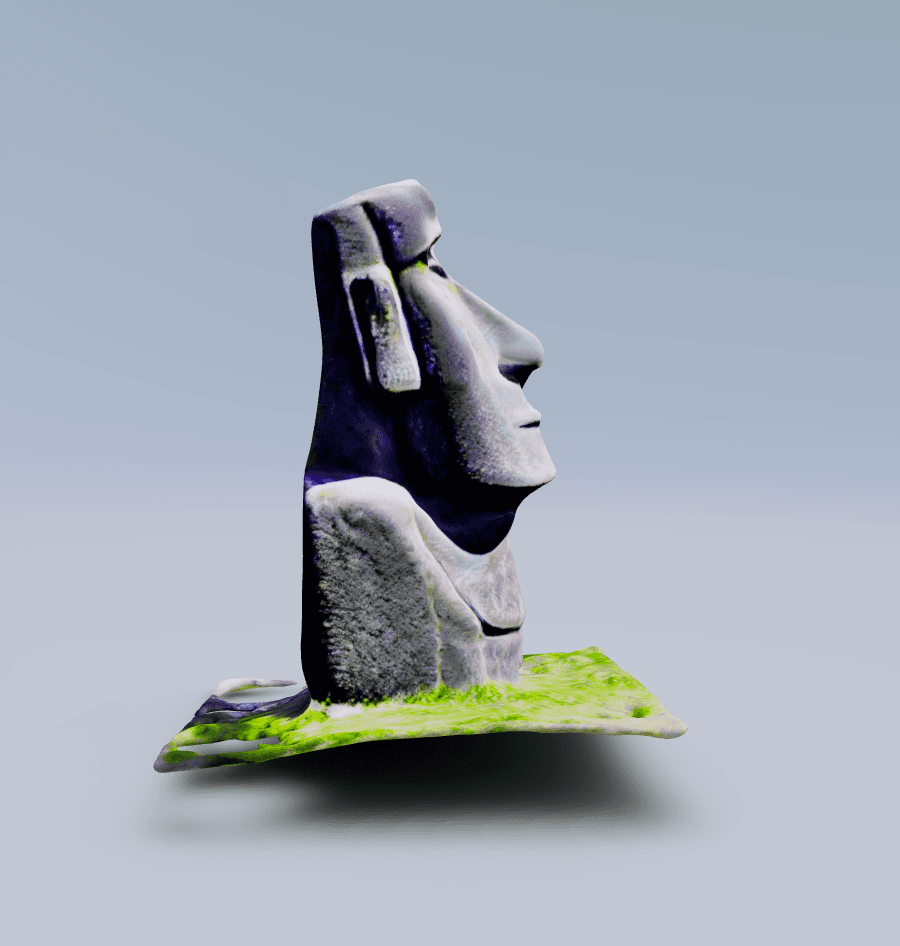 Moai Statue 3d model